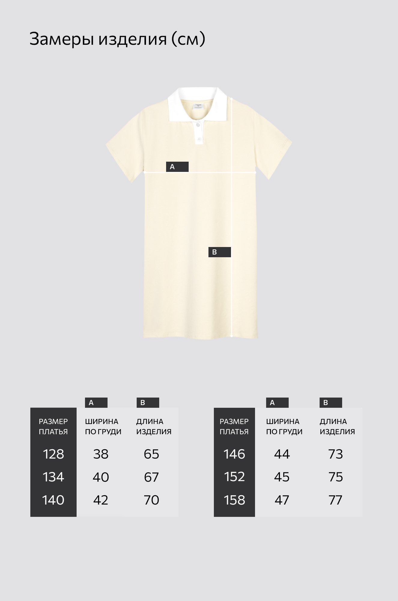 Летнее платье-поло для девочки Happyfox