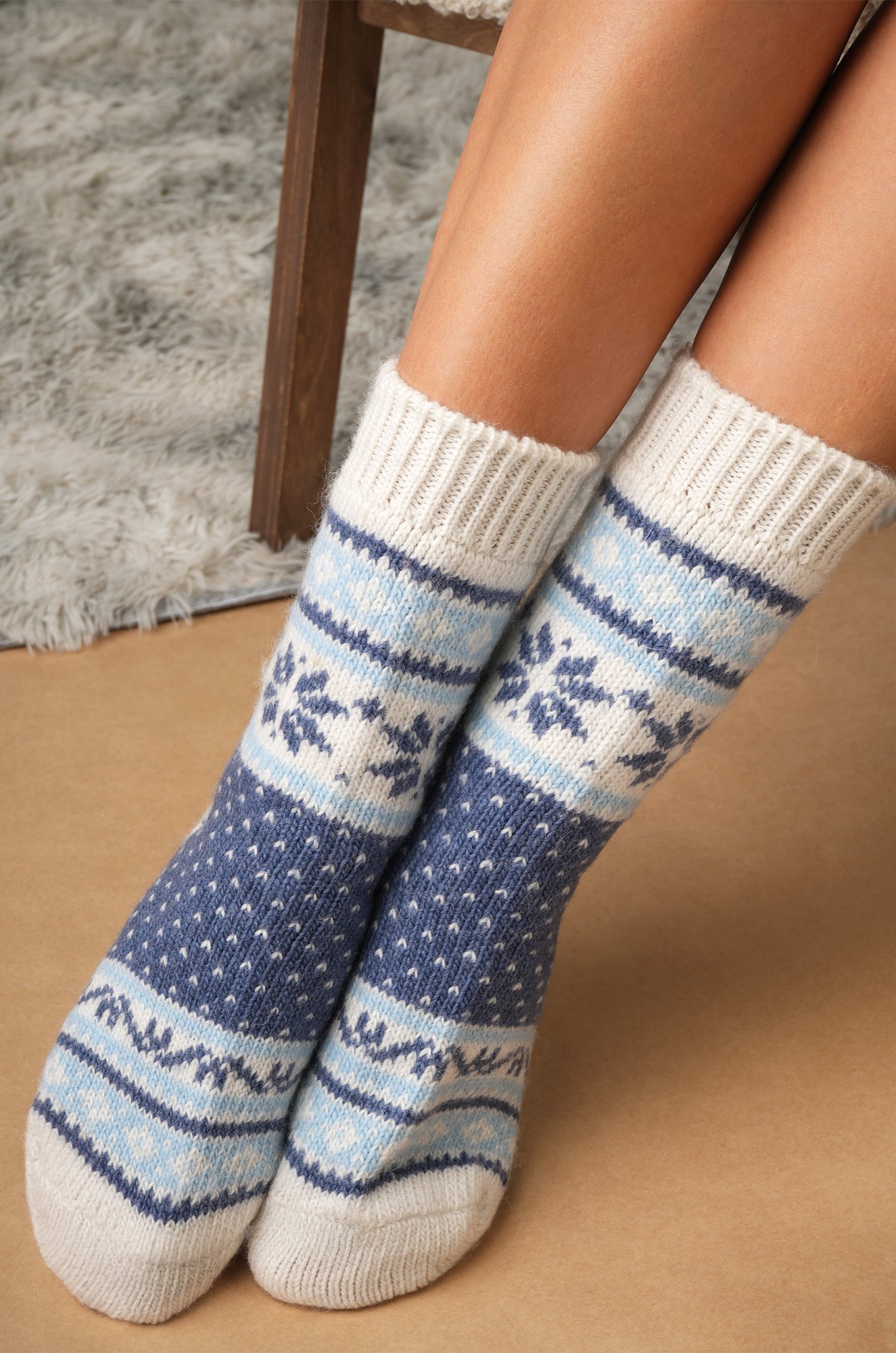 Женские шерстяные носки Happyfox