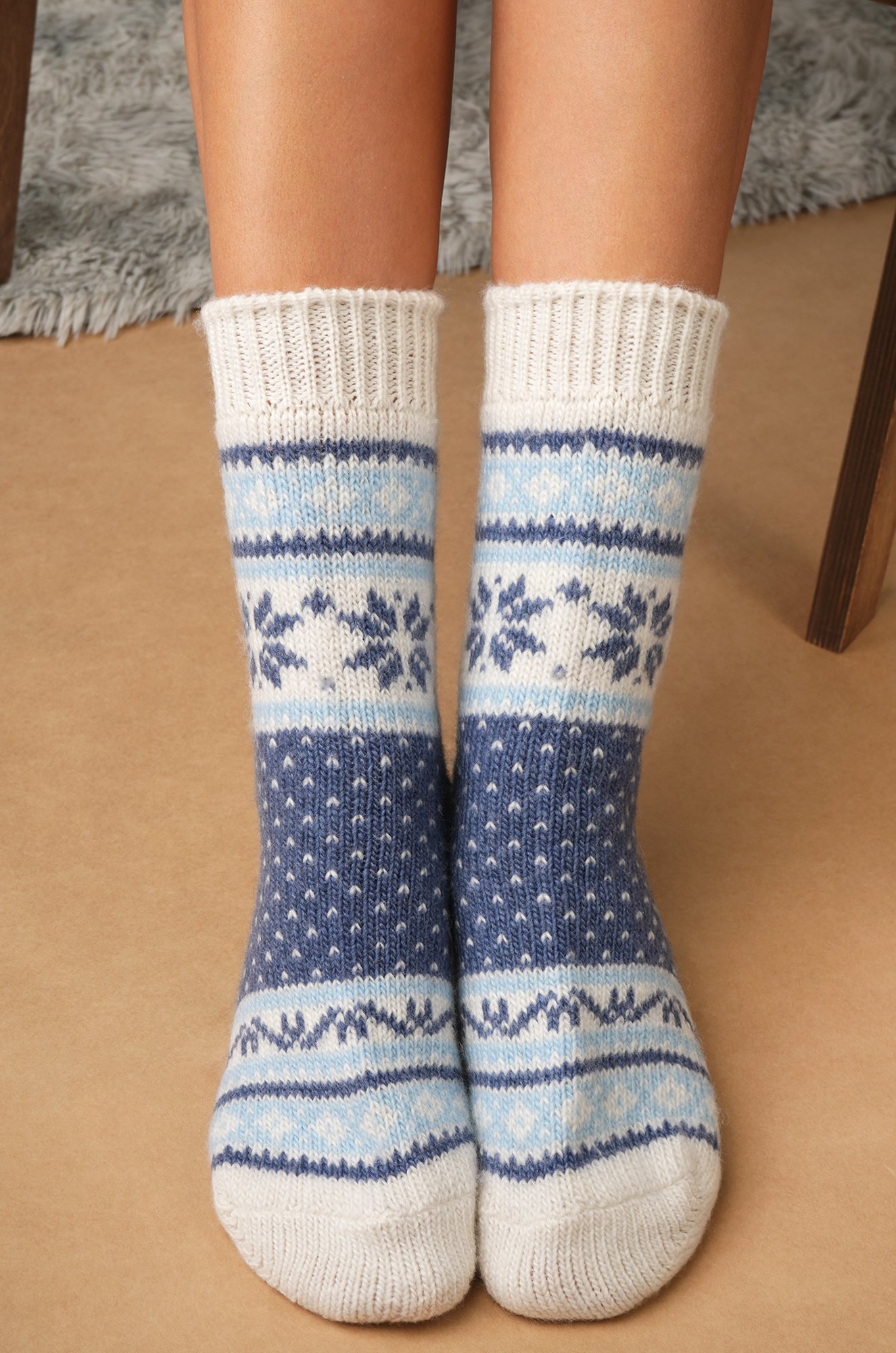 Женские шерстяные носки Happyfox