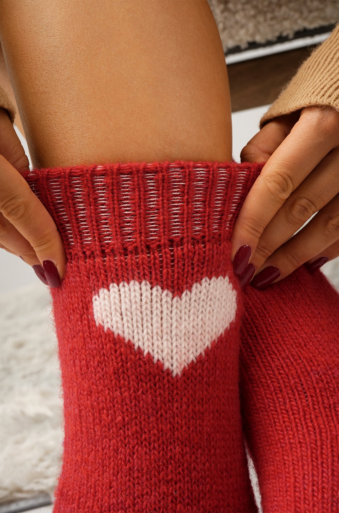 Женские шерстяные носки Happyfox