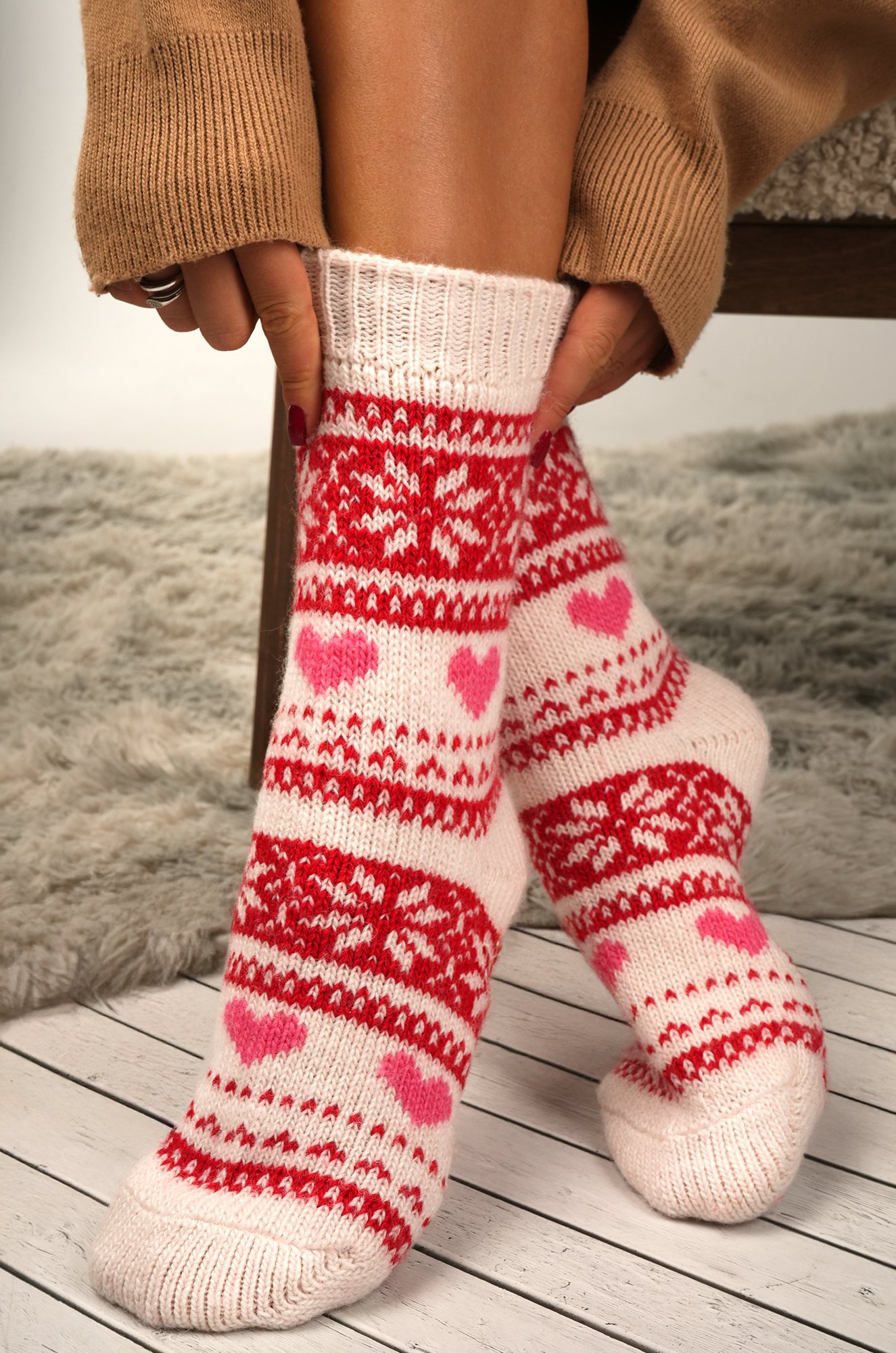 Женские шерстяные носки Happyfox