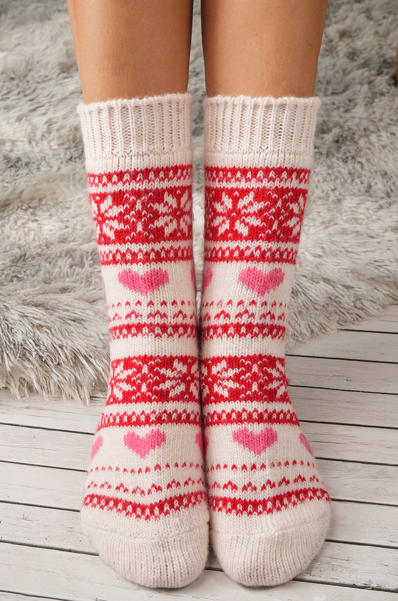 Женские шерстяные носки Happyfox