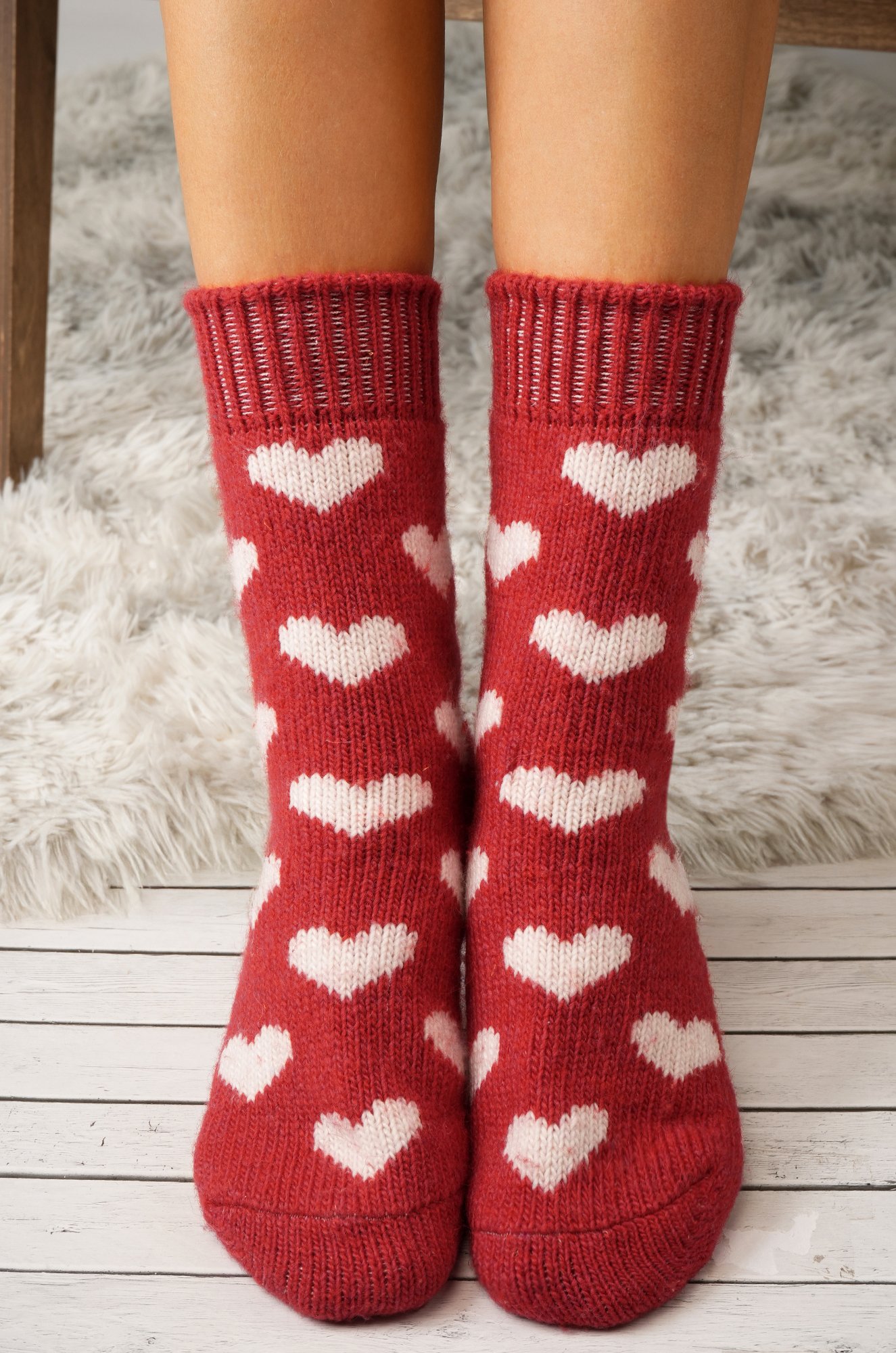 Женские шерстяные носки Happyfox