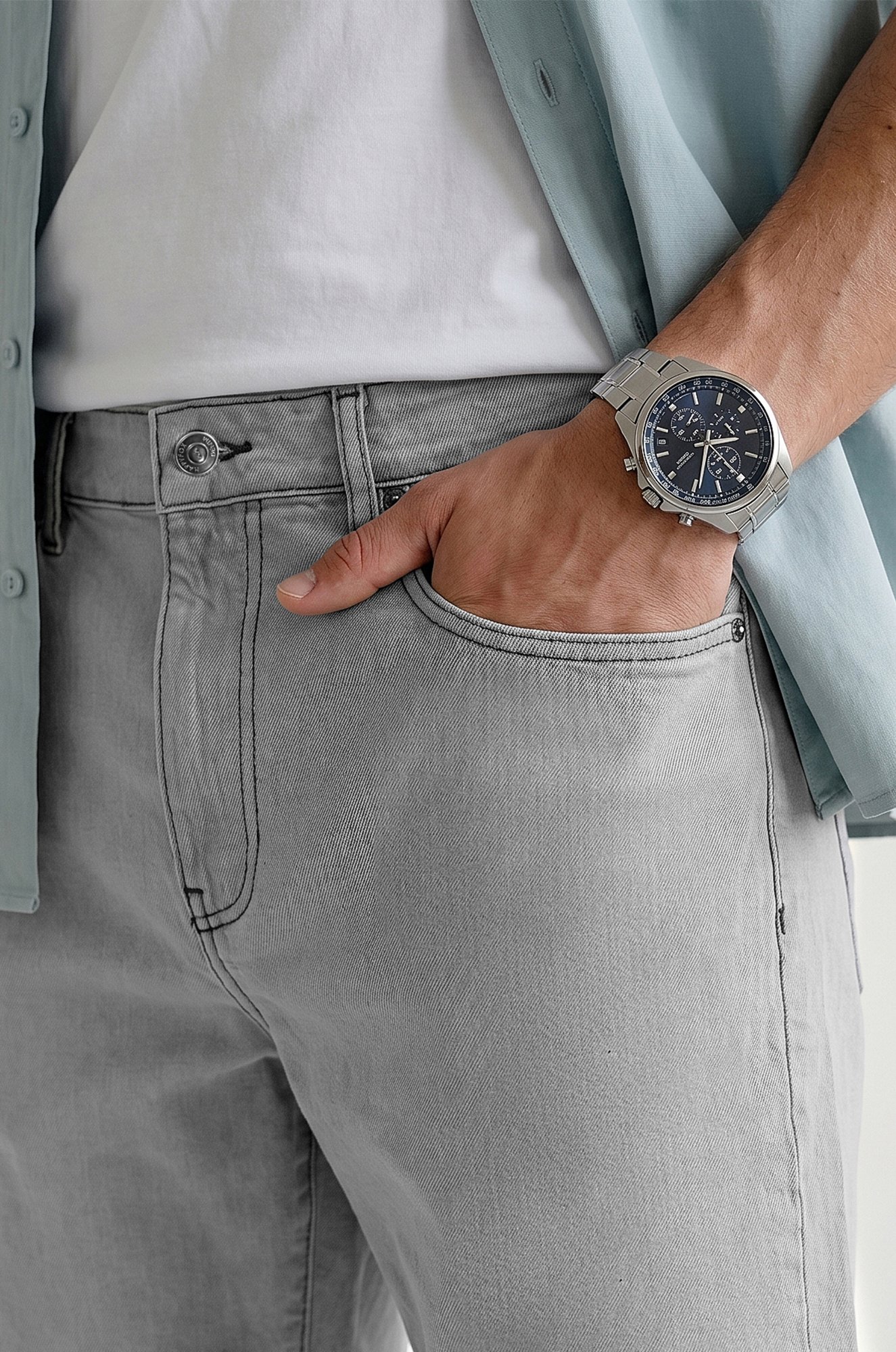 Мужские джинсовые шорты Happyfox