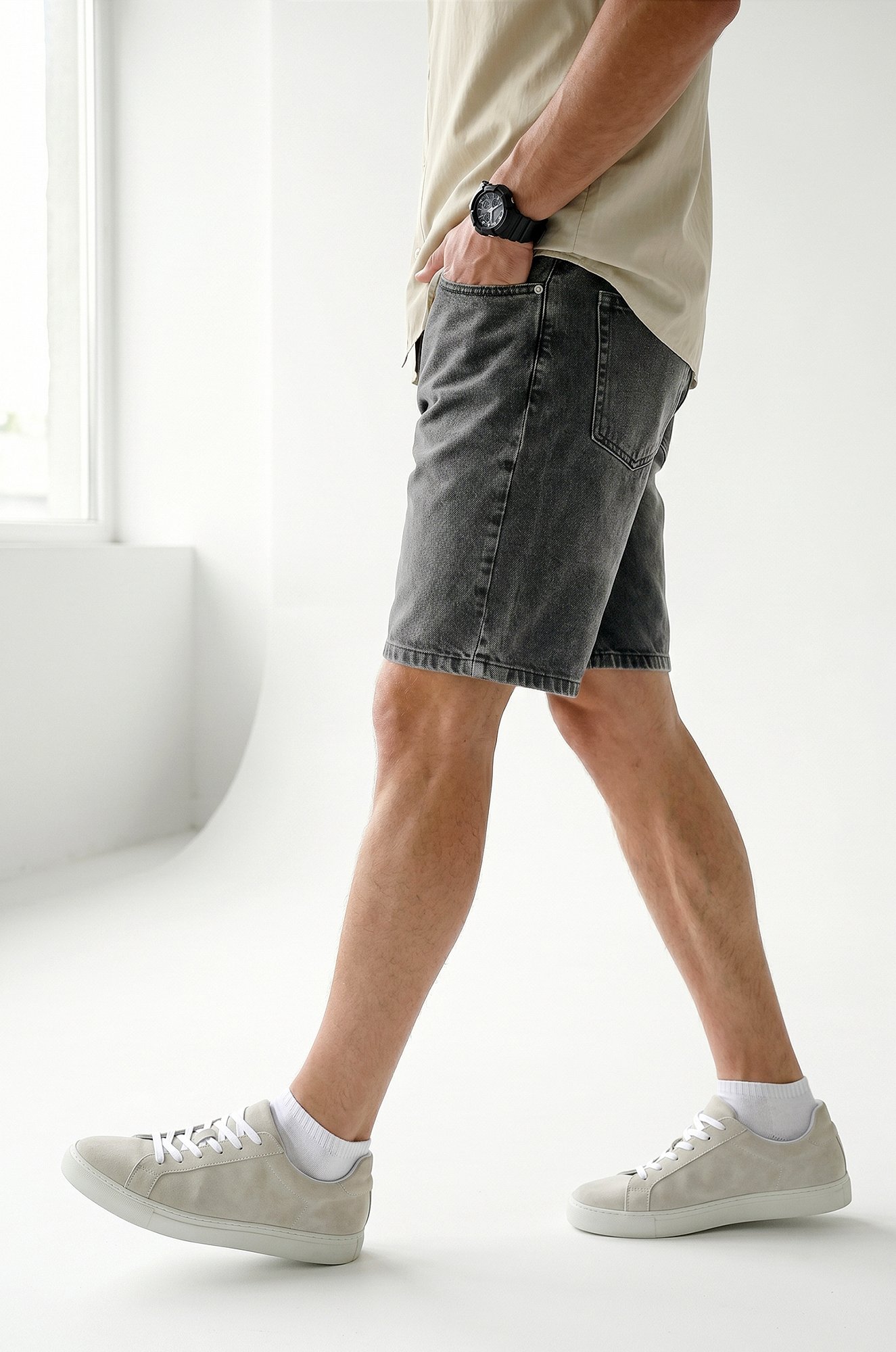 Мужские джинсовые шорты Happyfox