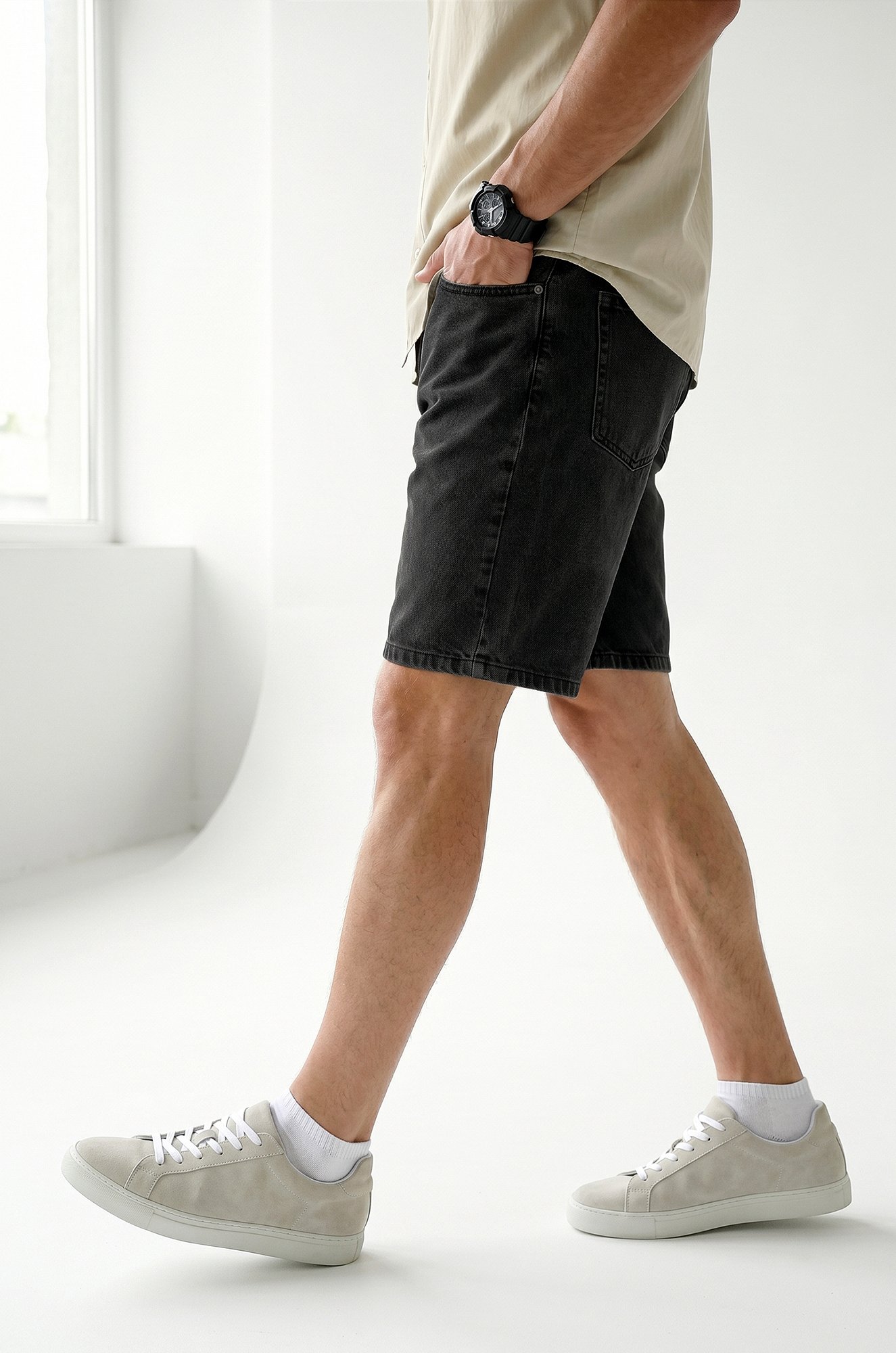 Мужские джинсовые шорты Happyfox