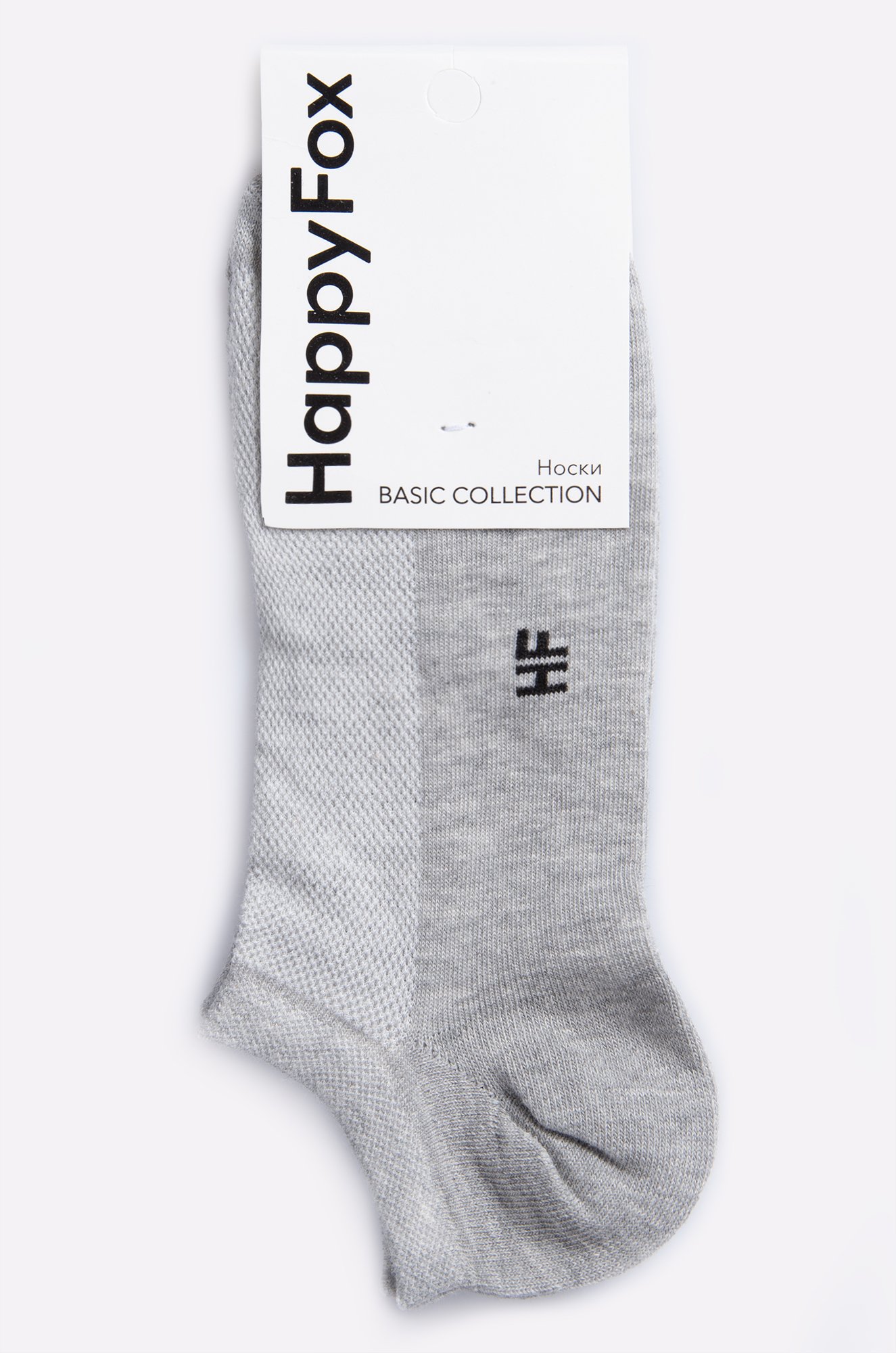 Укороченные базовые носки в сетку Happy Fox