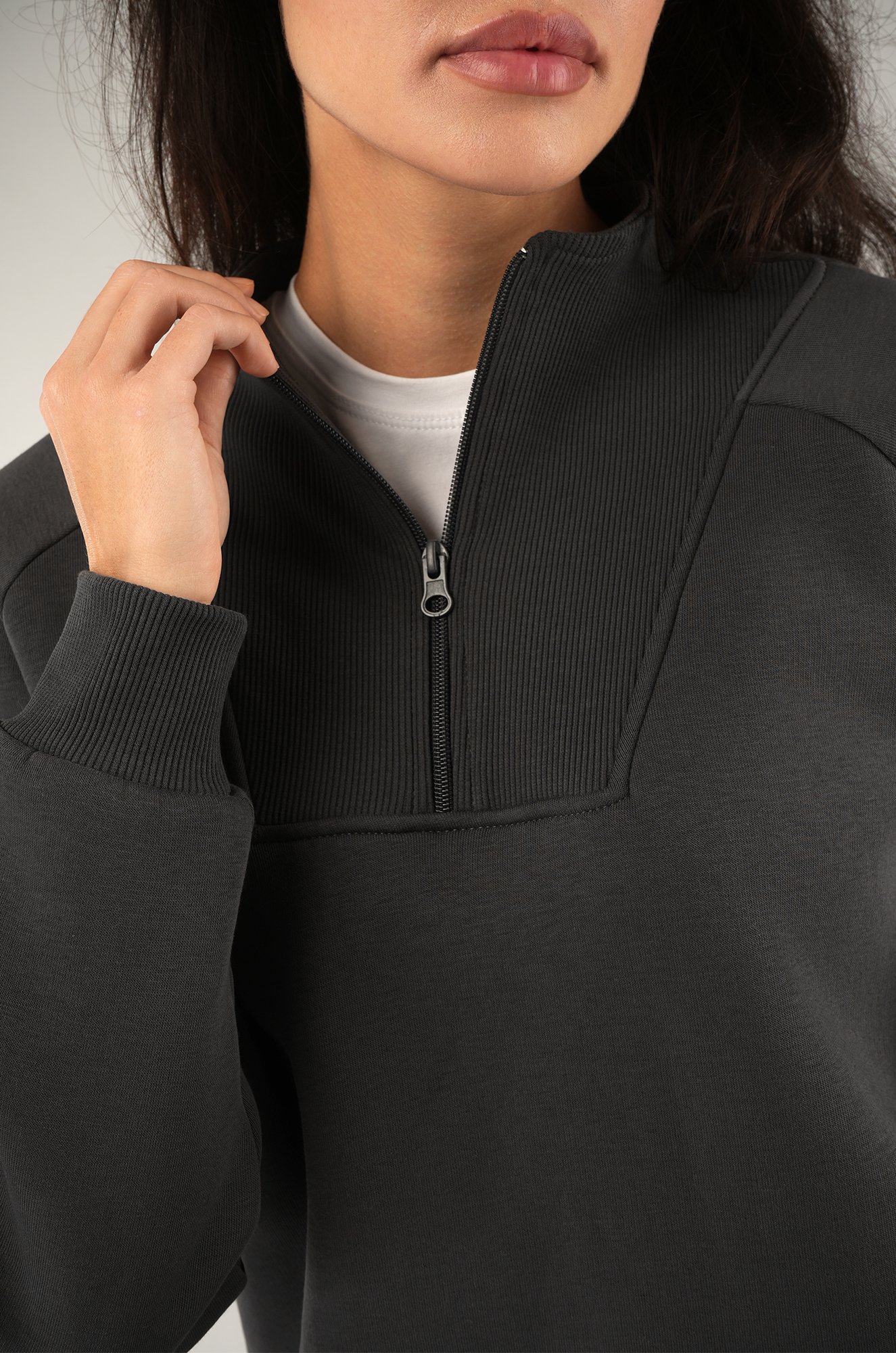 Женская толстовка из футера с начесом Happyfox