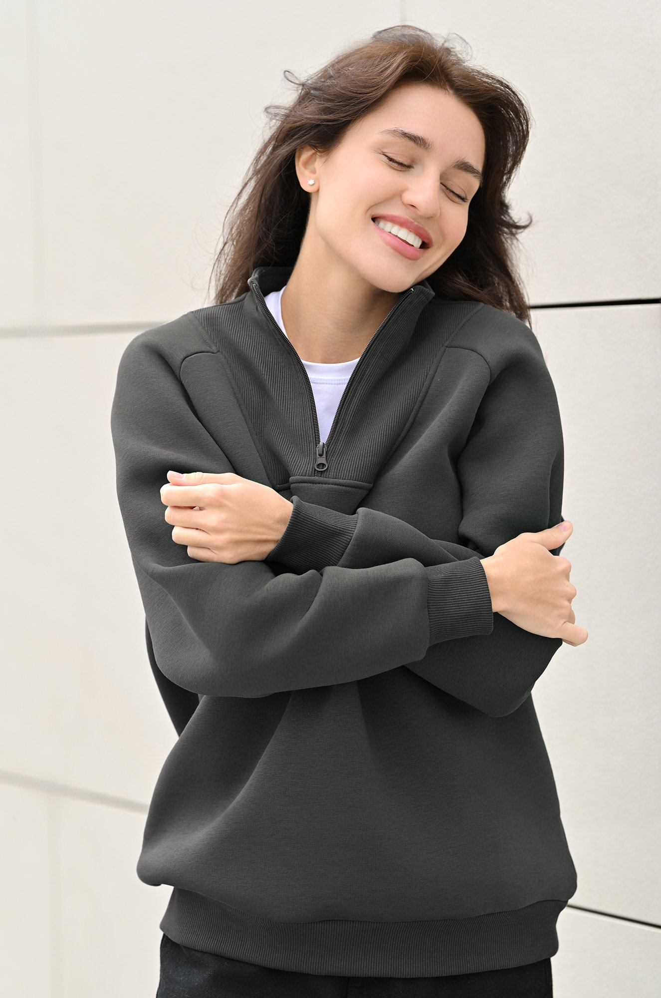 Женская толстовка из футера с начесом Happyfox