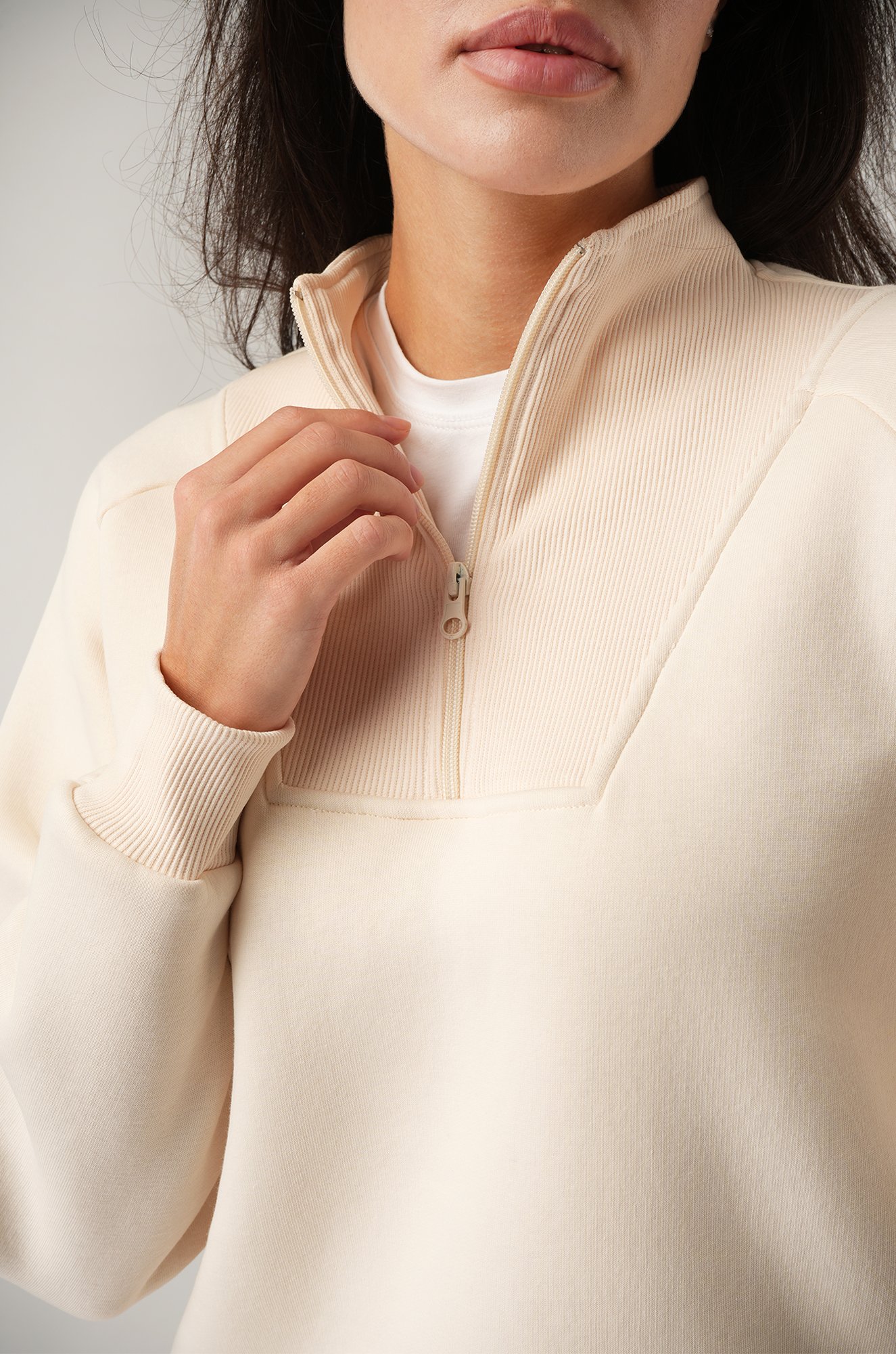 Женская толстовка из футера с начесом Happyfox