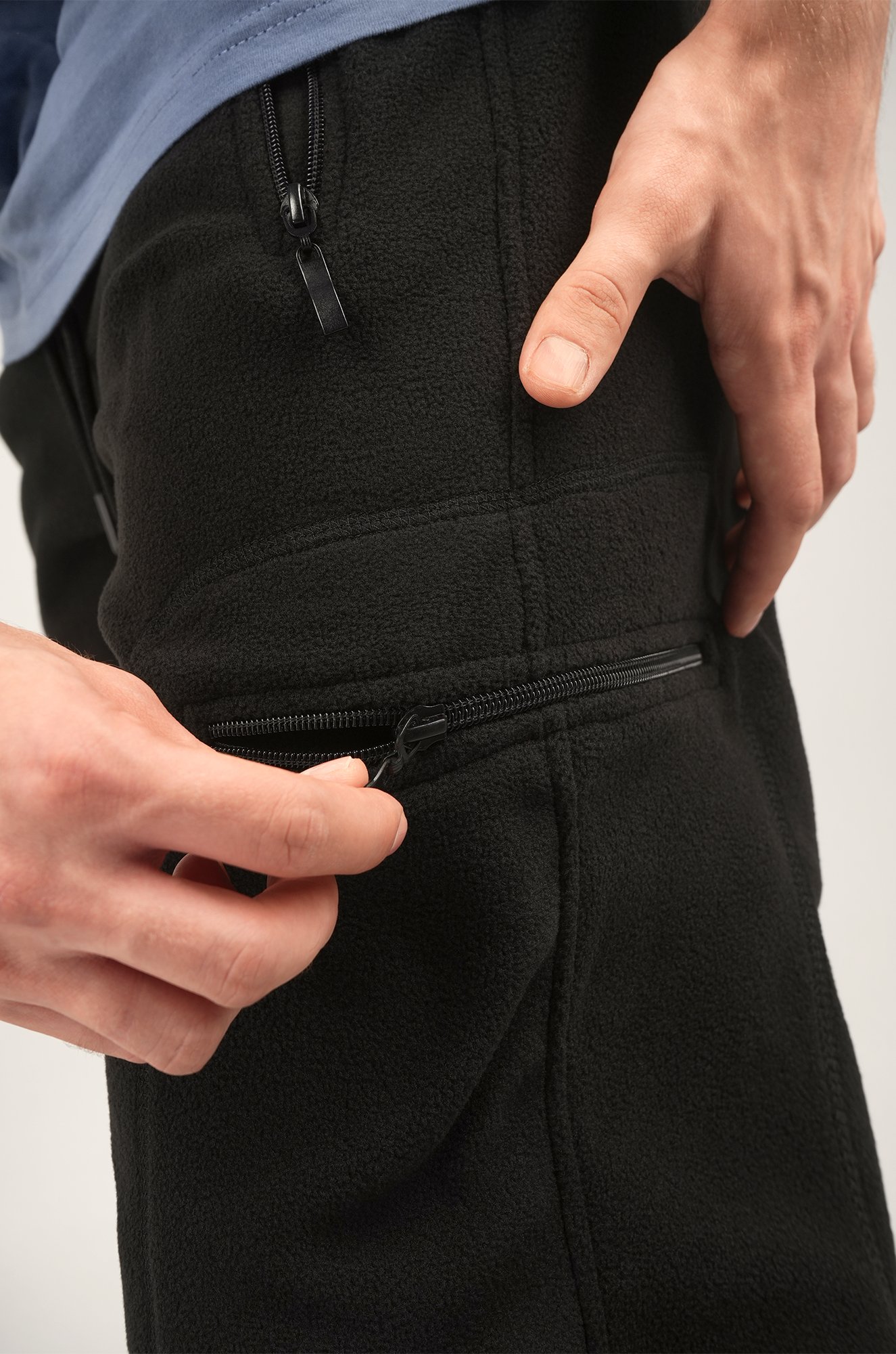 Мужские флисовые брюки с начесом Happyfox