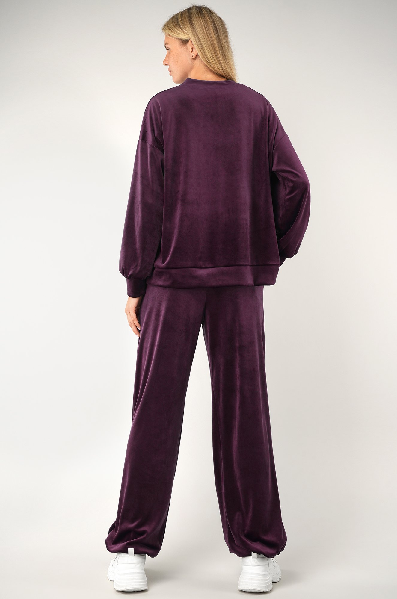 Женский велюровый костюм оверсайз Happyfox