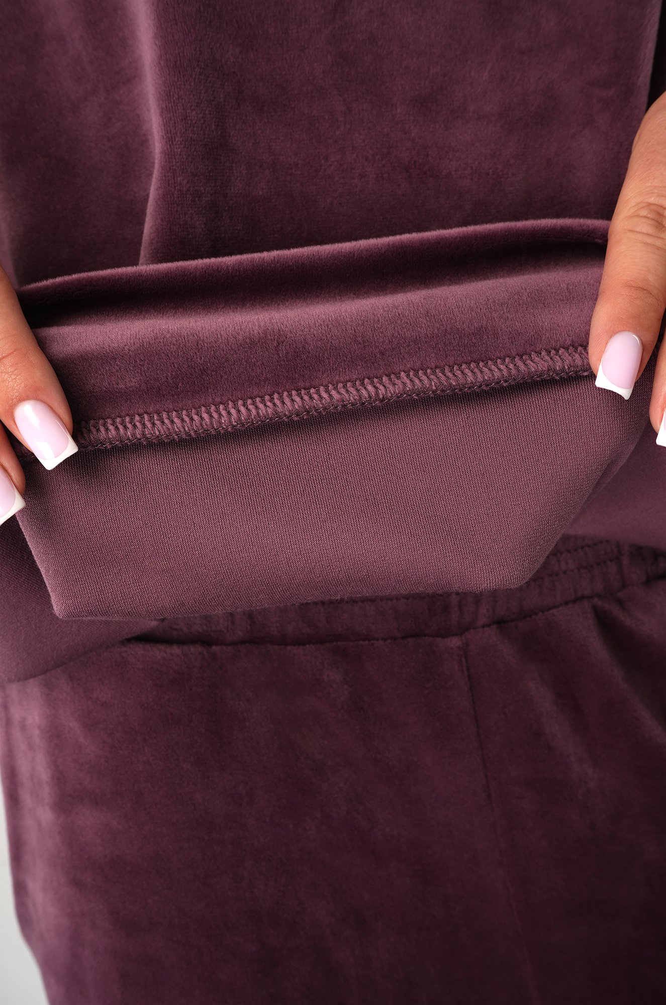 Женский велюровый костюм оверсайз Happyfox