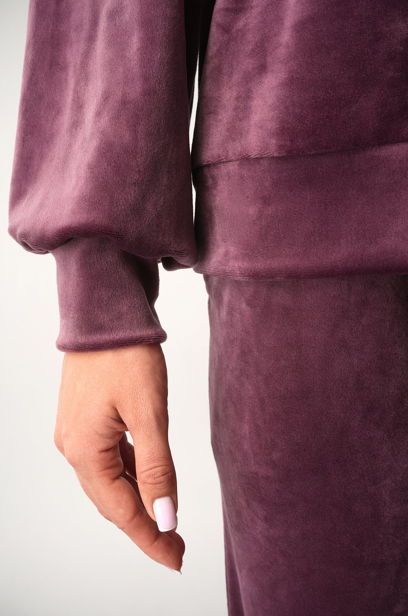 Женский велюровый костюм оверсайз Happyfox