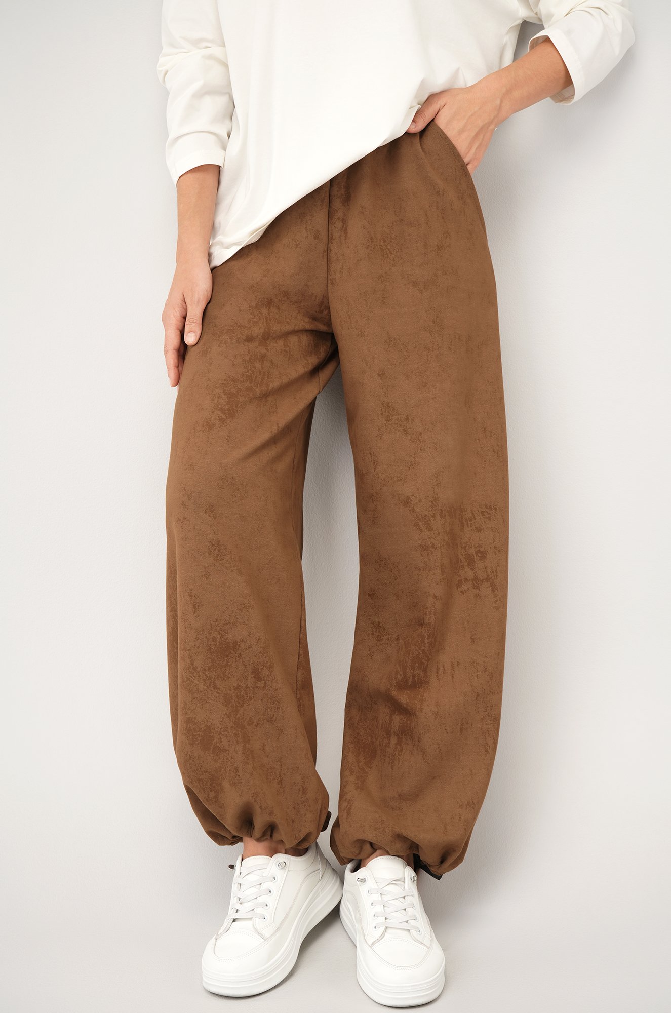 Женские брюки - трансформеры из футера Happyfox