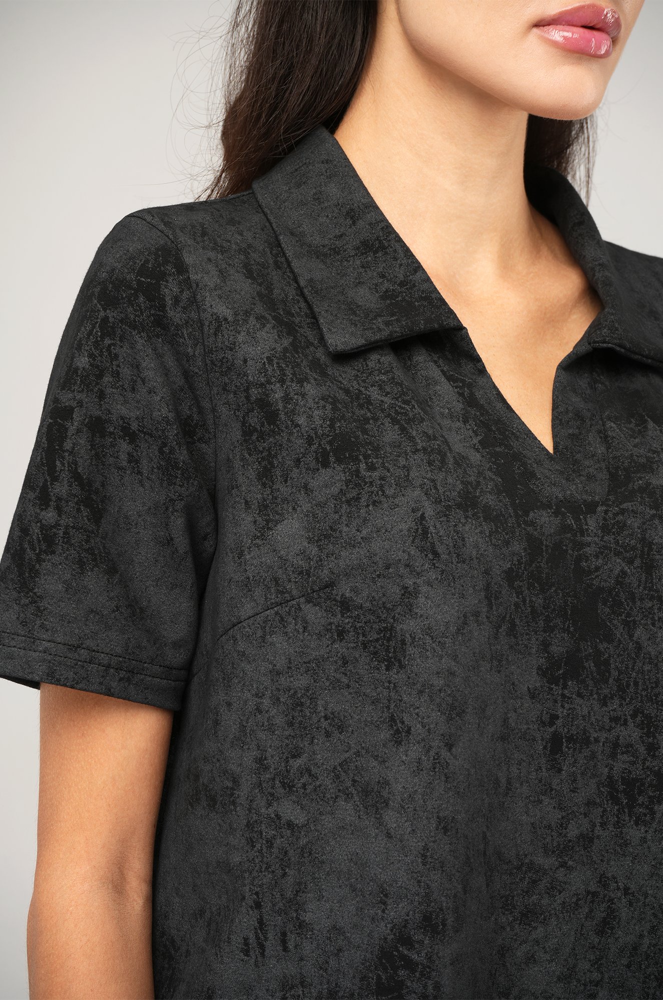 Женское базовое платье - поло Happyfox