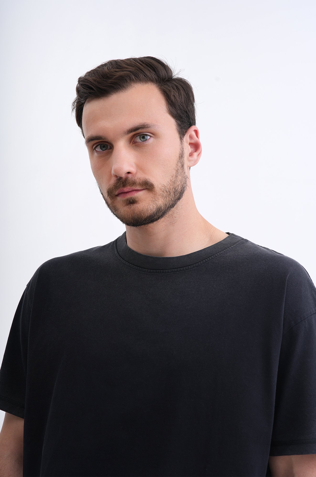 Мужская футболка оверсайз с эффектом градиент Happyfox