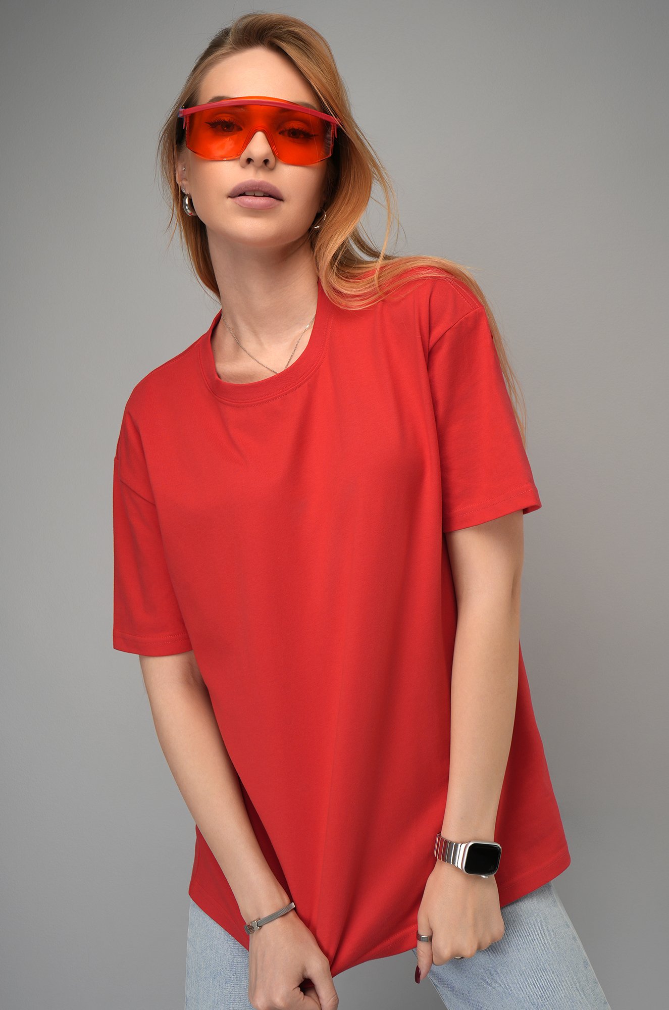 Женская футболка оверсайз Happyfox