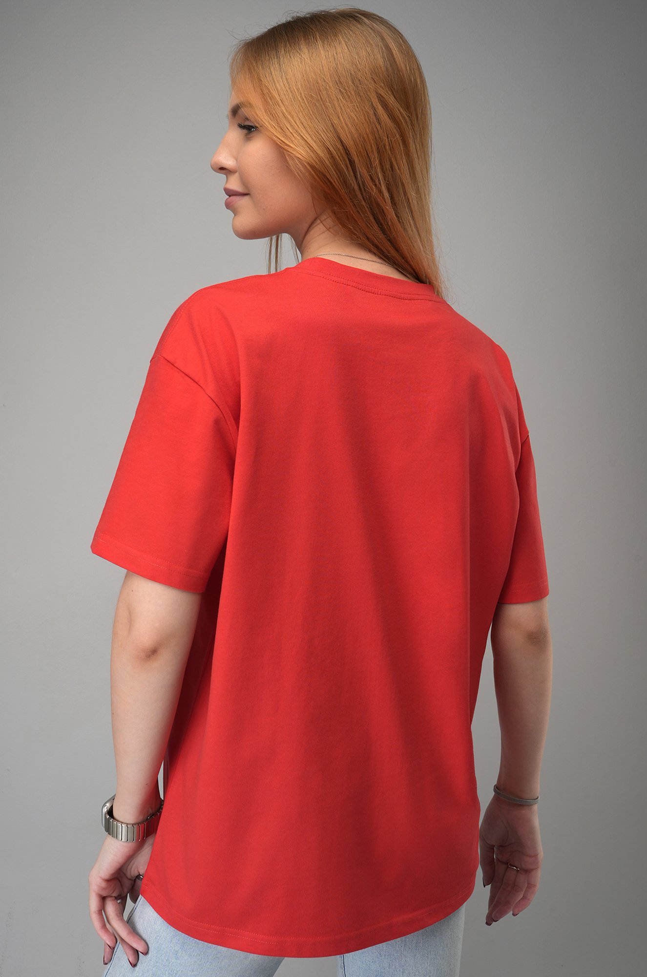 Женская футболка оверсайз Happyfox