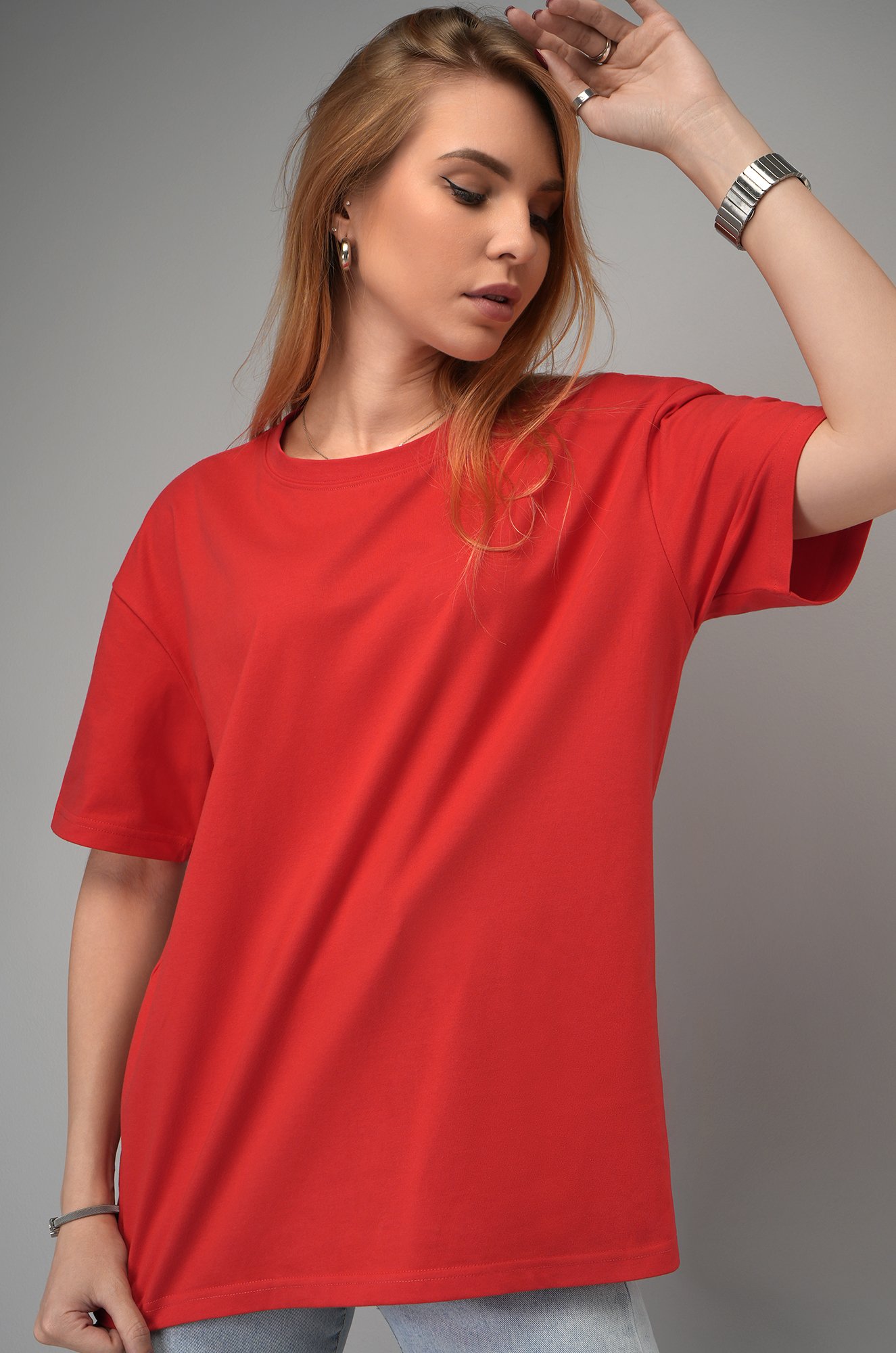 Женская футболка оверсайз Happyfox