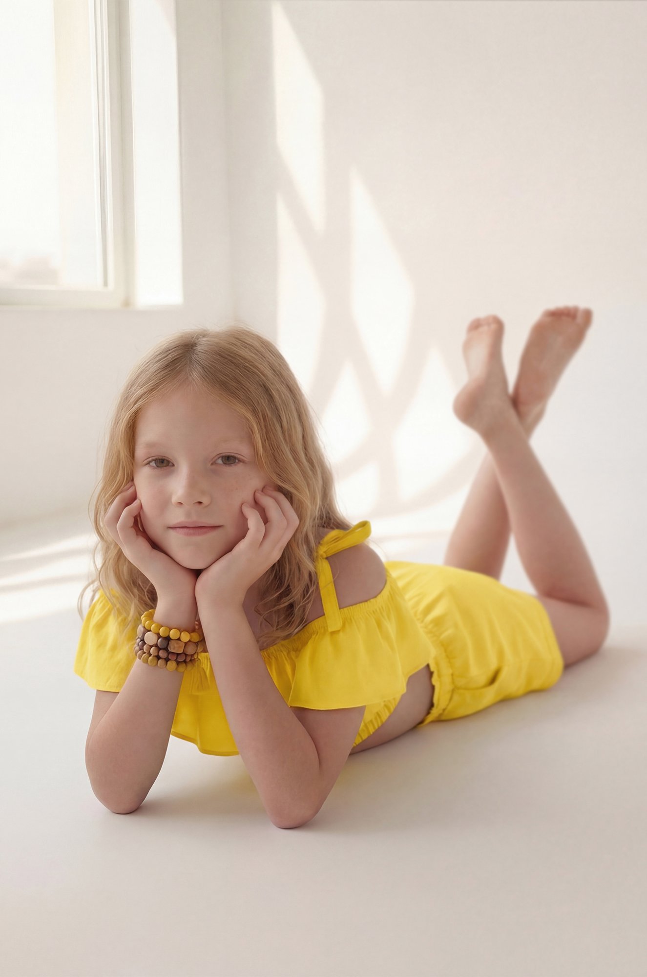 Летний костюм с шортами для девочки Happyfox