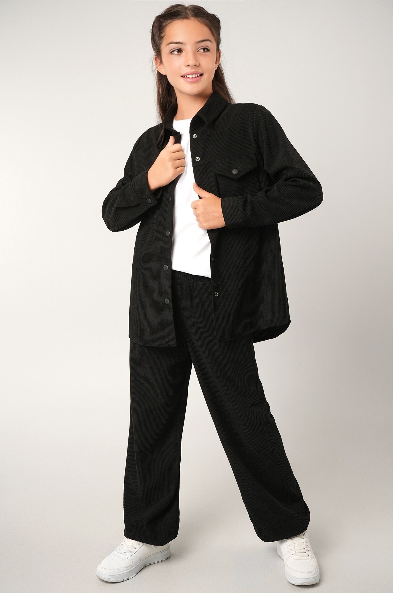 Вельветовый костюм для девочки Happyfox 
Вельветовый костюм для девочки Happyfox