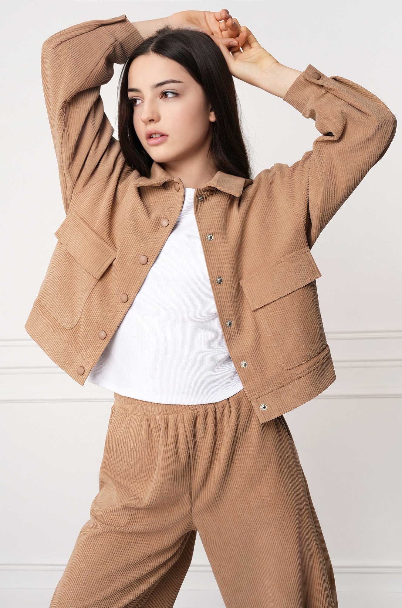 Вельветовый костюм для девочки Happyfox