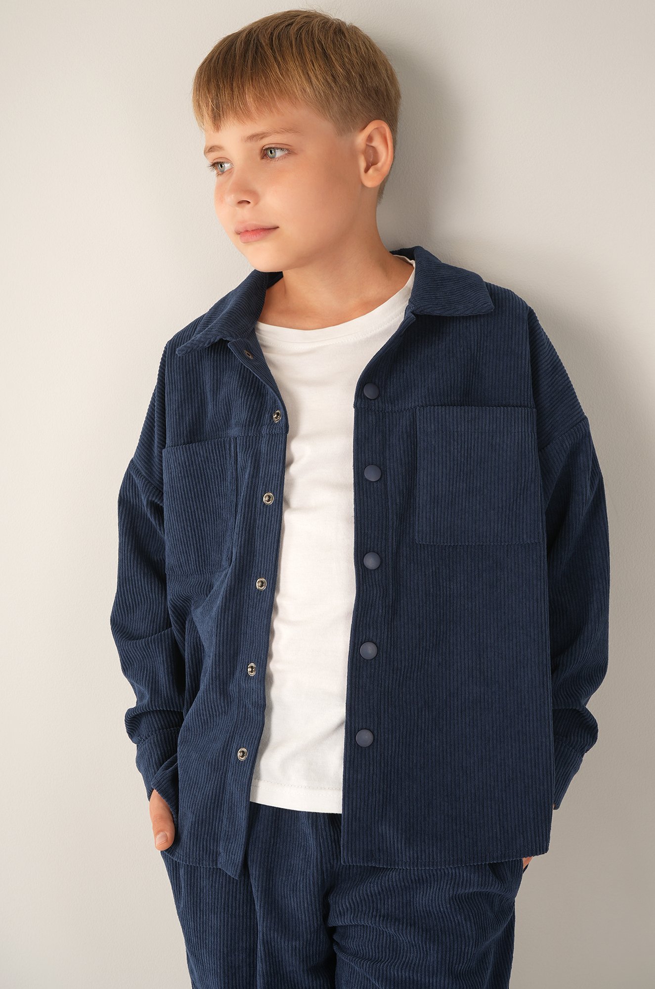 Вельветовый костюм для мальчика Happyfox