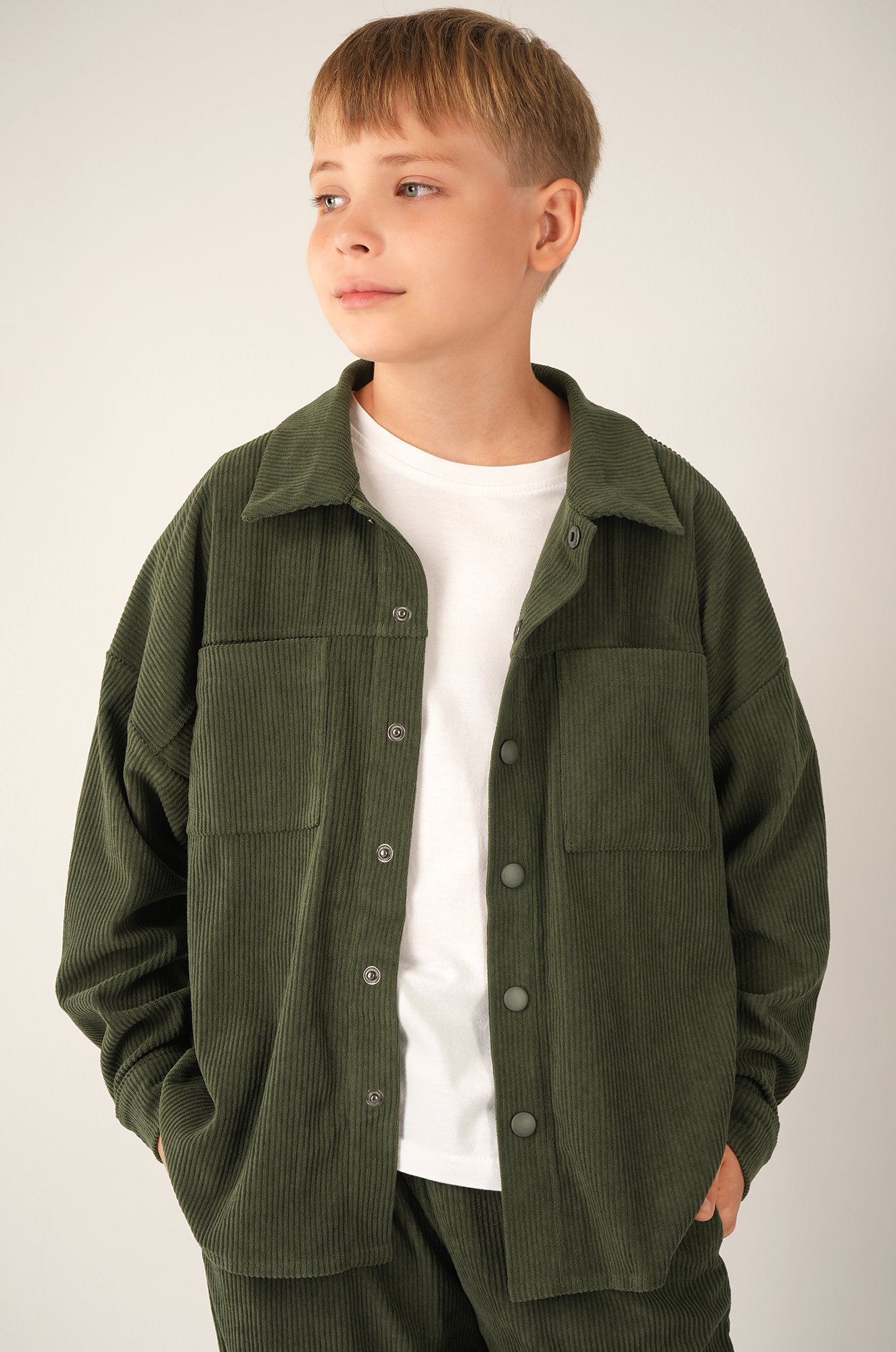 Вельветовый костюм для мальчика Happyfox