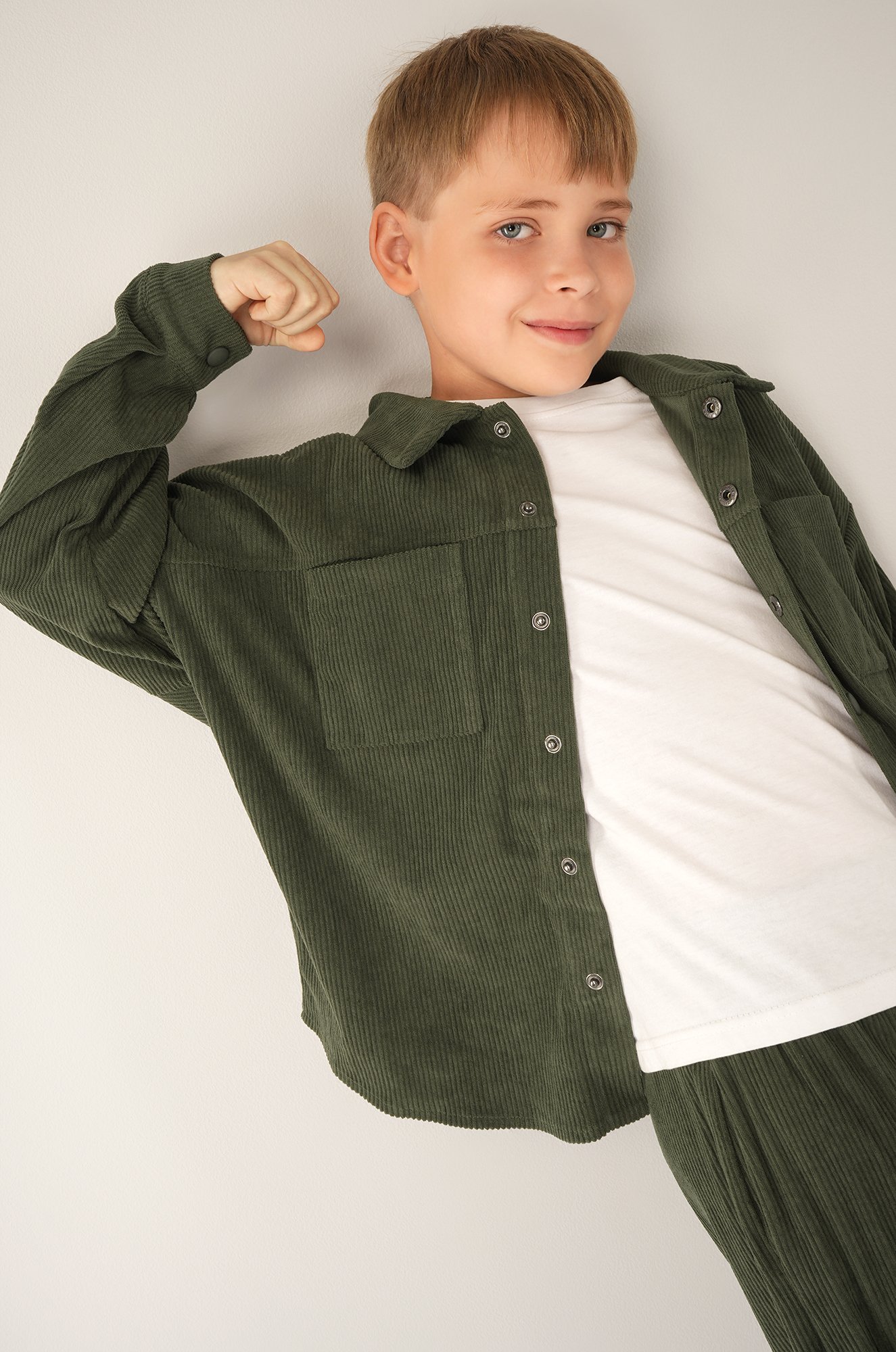 Вельветовый костюм для мальчика Happyfox