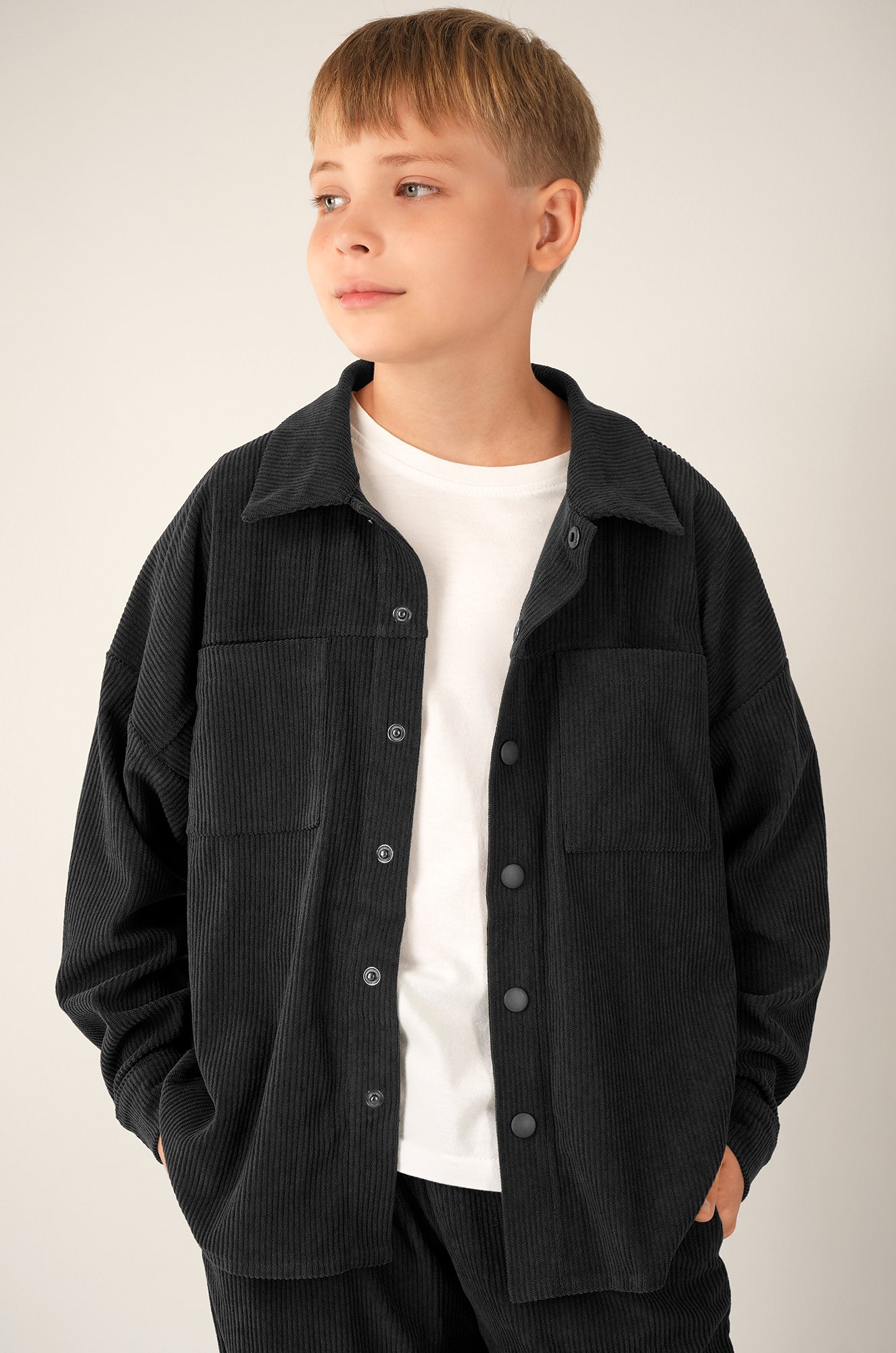 Вельветовый костюм для мальчика Happyfox