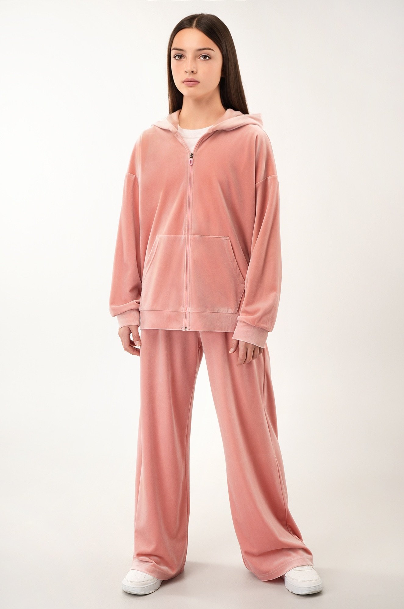 Велюровый костюм для девочки Happyfox