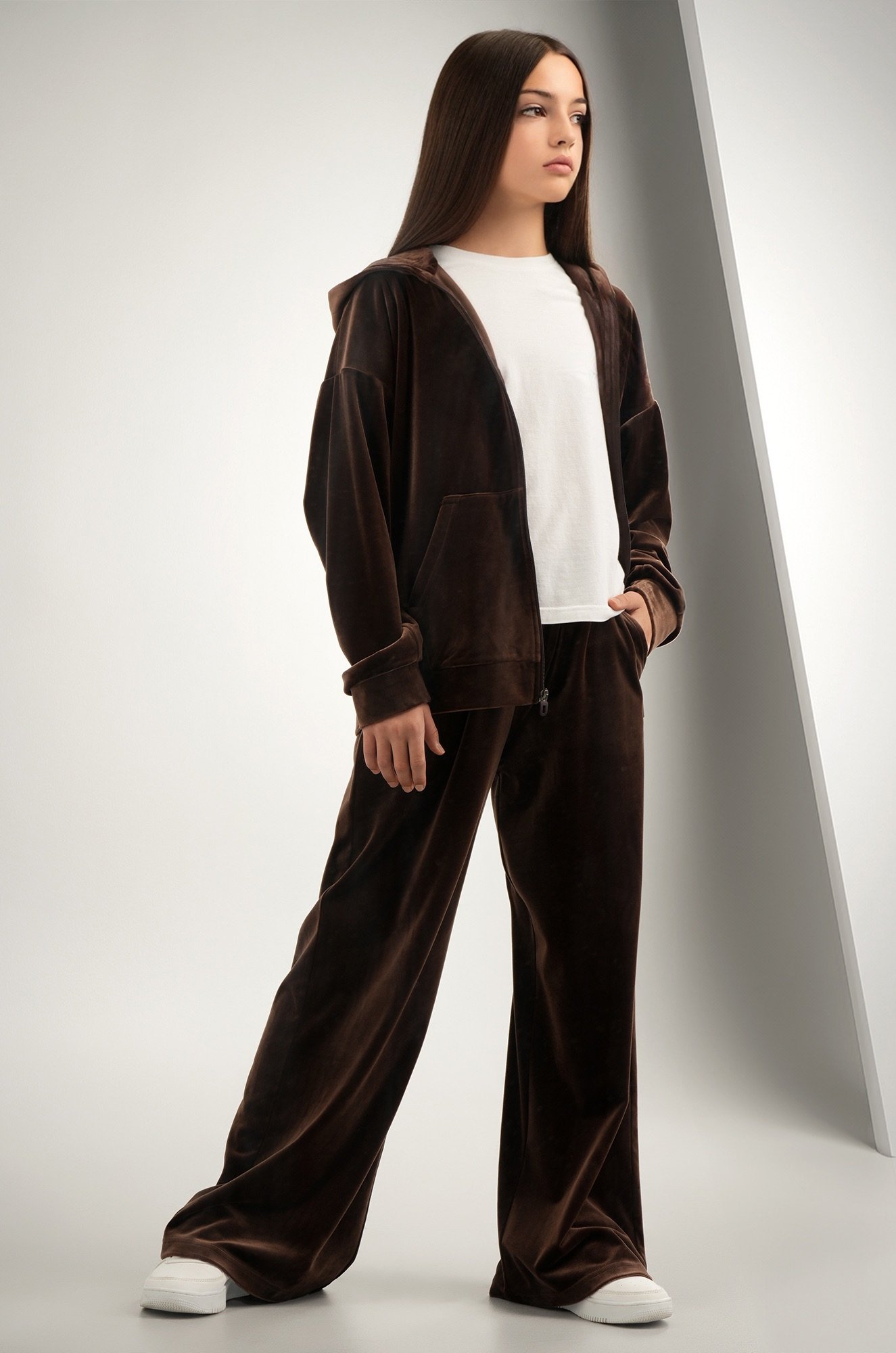 Велюровый костюм для девочки Happyfox