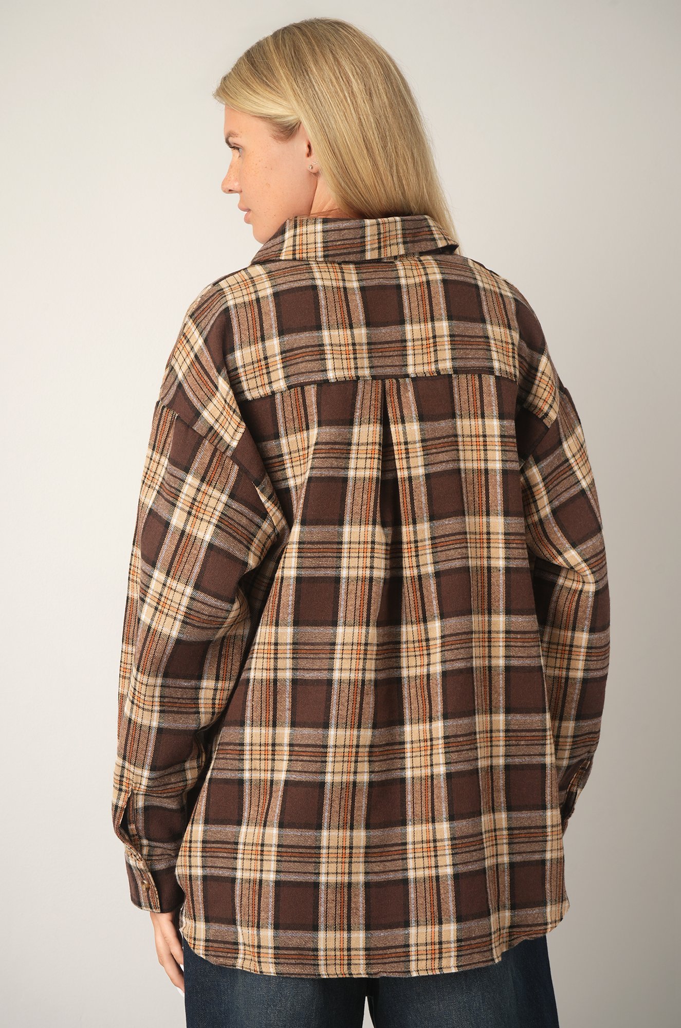 Рубашка женская в клетку Happyfox