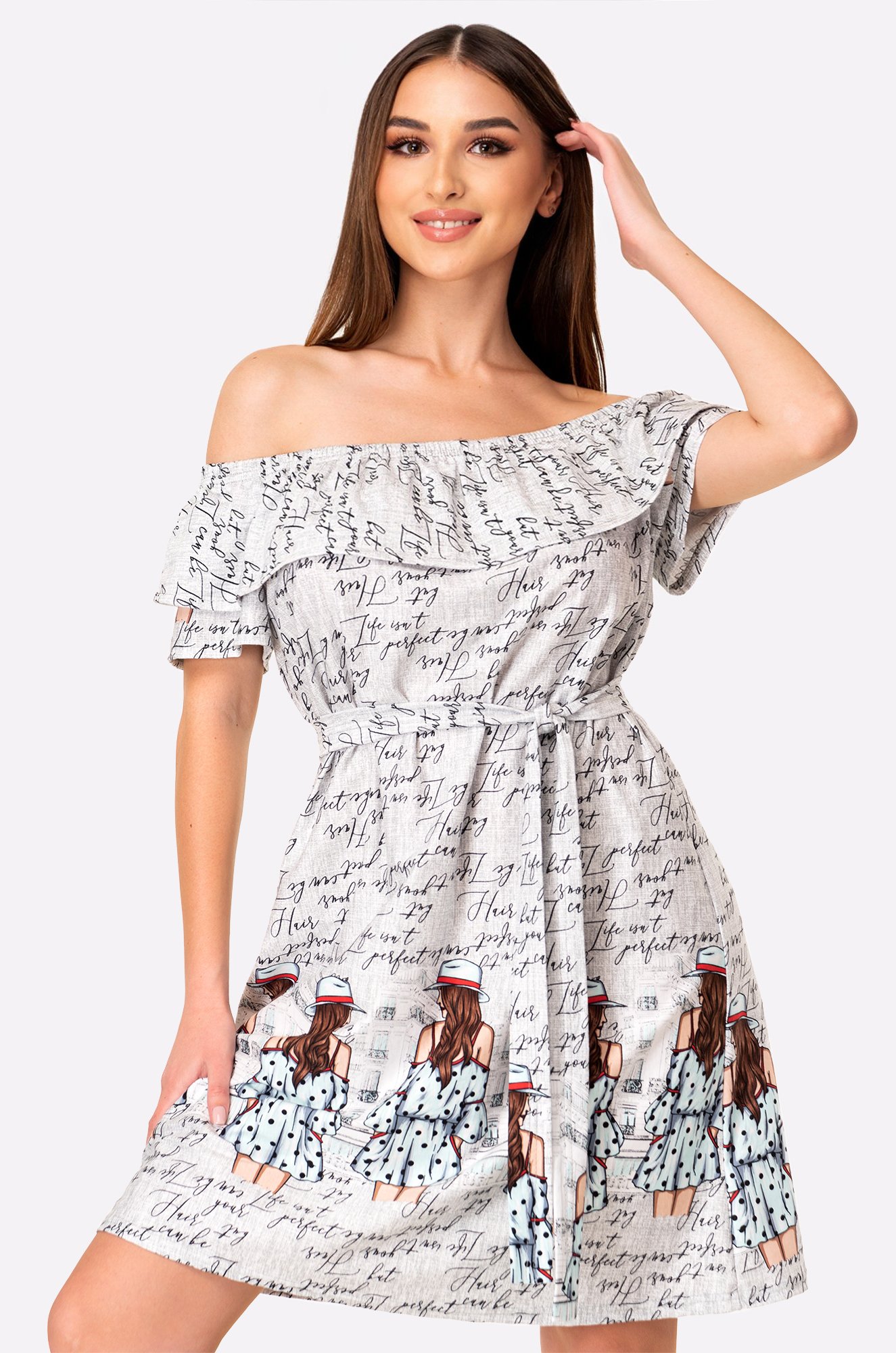 Женское хлопковое летнее платье Happyfox