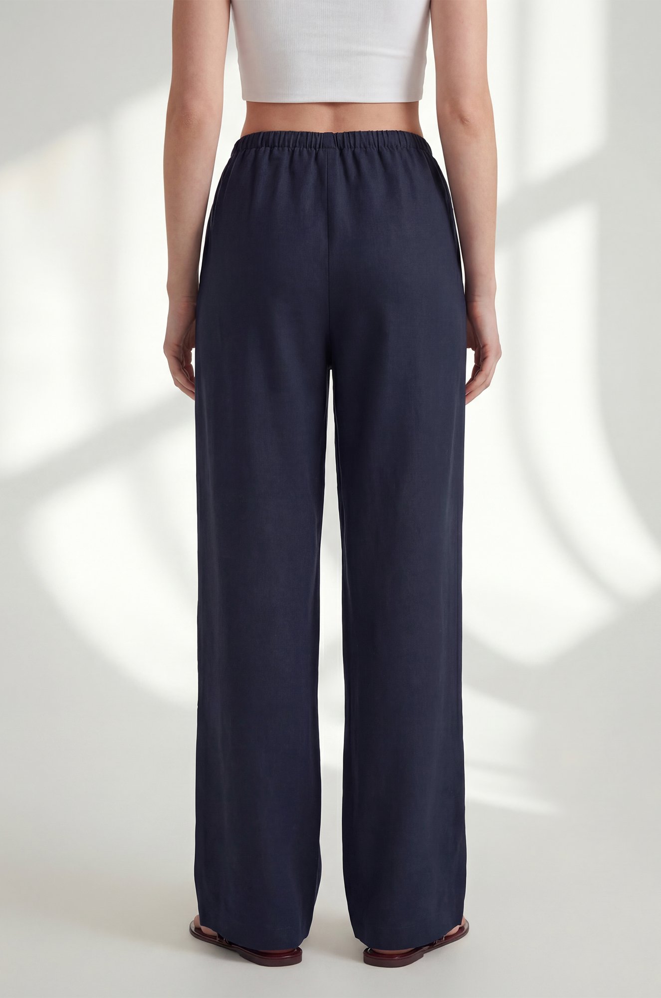 Женские льняные брюки Happyfox