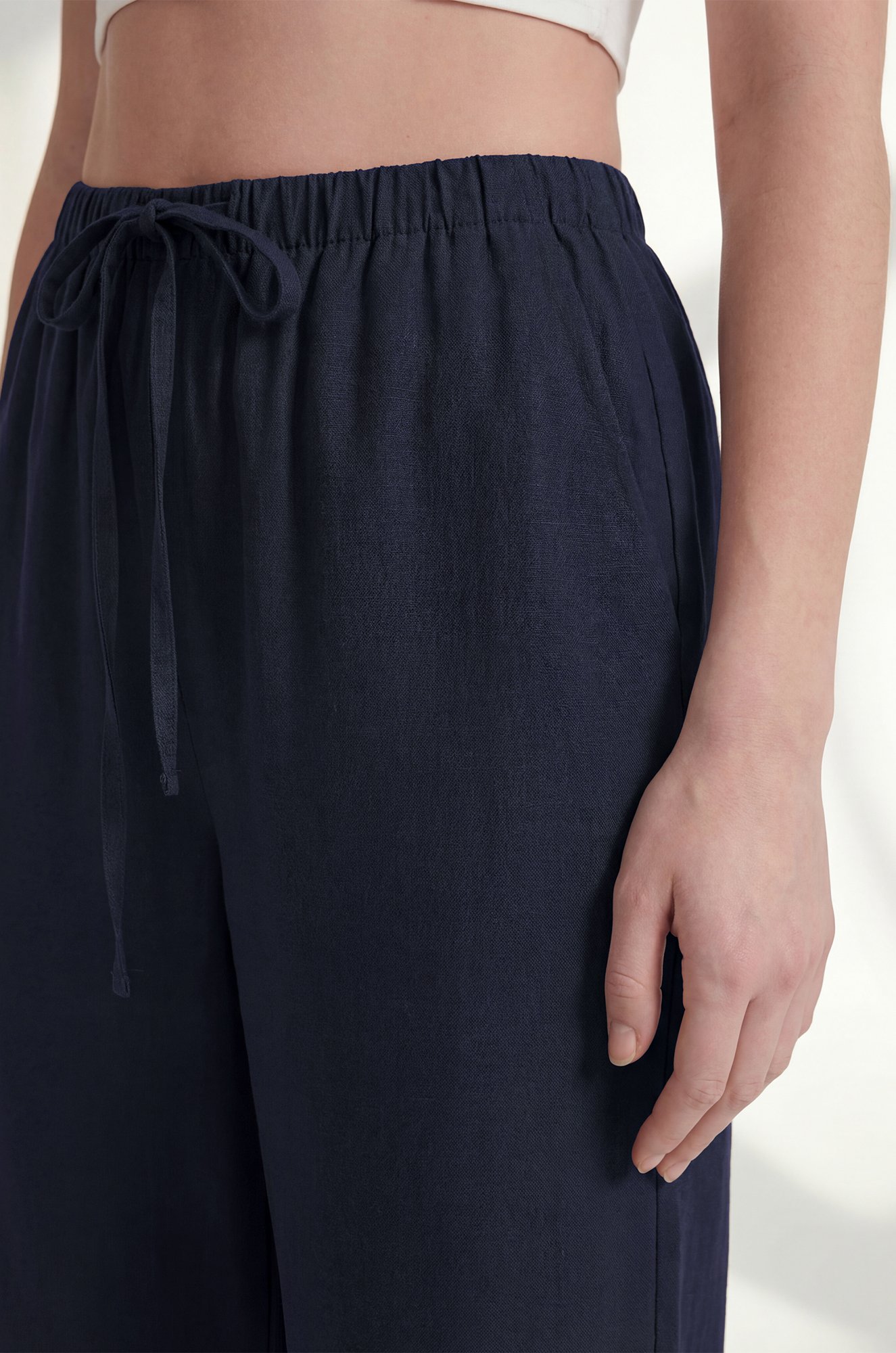 Женские льняные брюки Happyfox