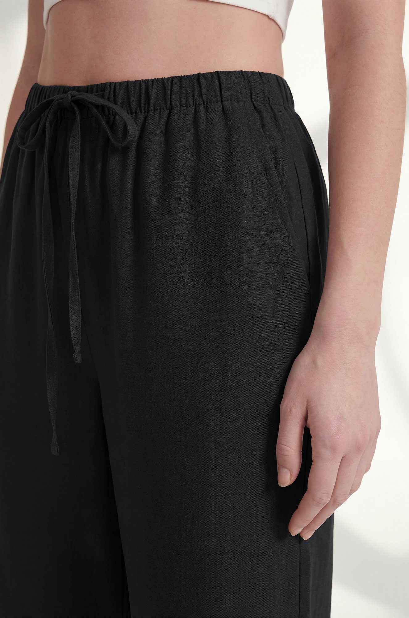 Женские льняные брюки Happyfox