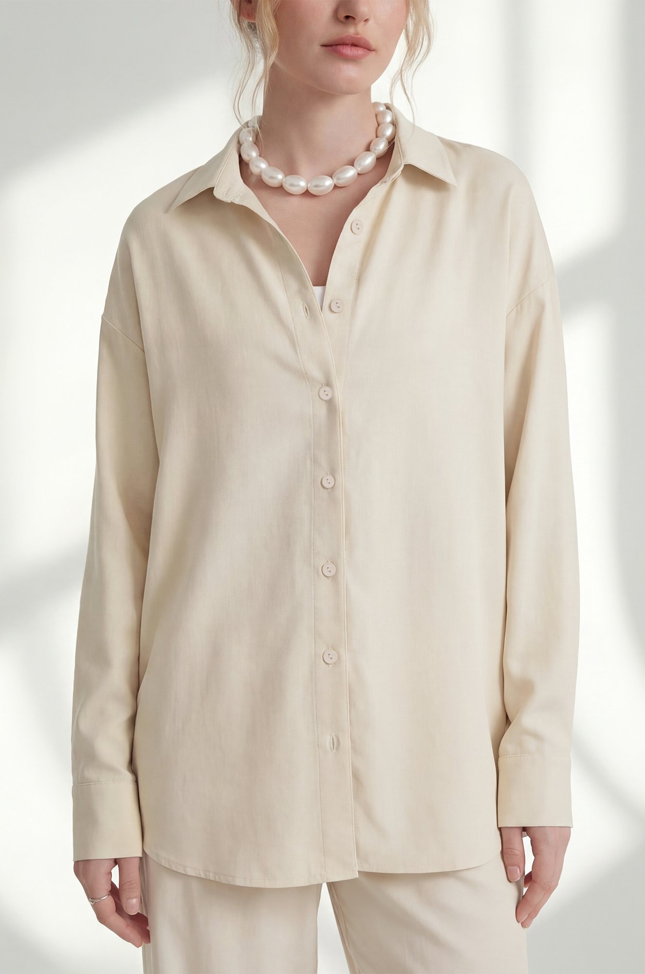 Женская льняная рубашка Happyfox