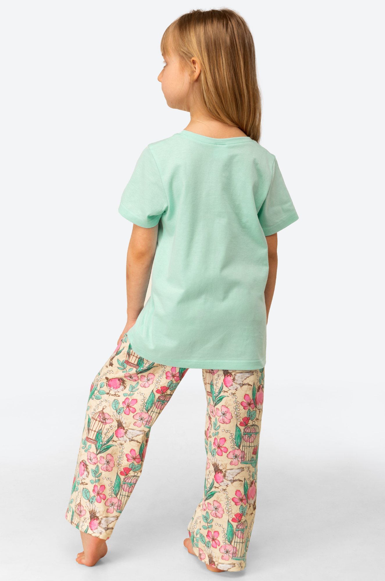 Хлопковая пижама для девочки Happyfox