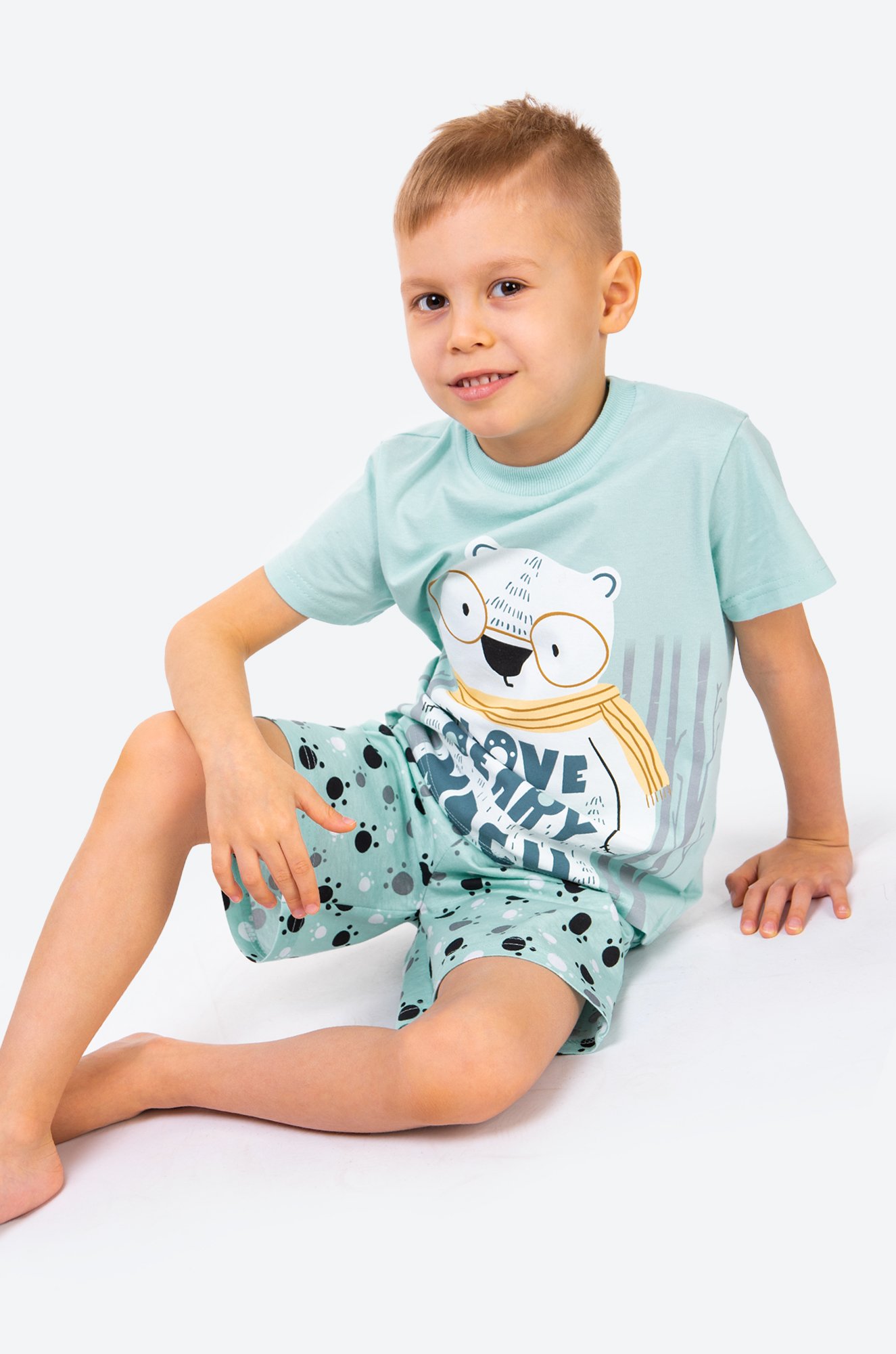 Детская хлопковая пижама Happyfox