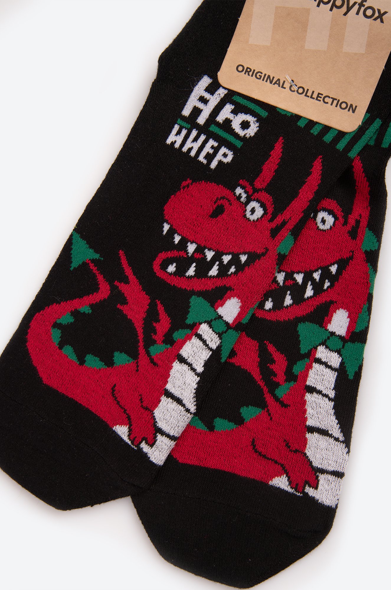 Мужские носки с принтом дракон Happyfox