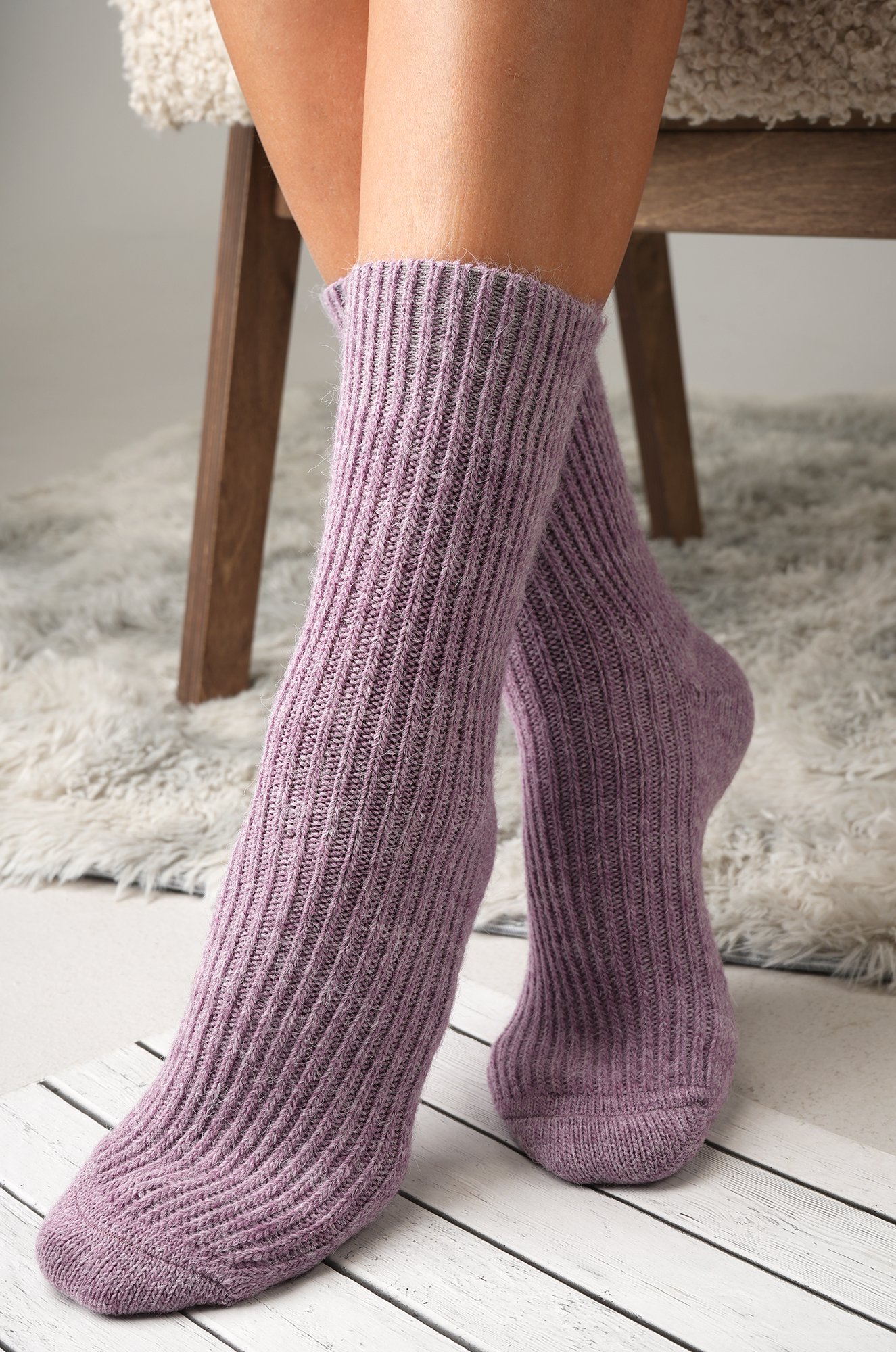 Женские шерстяные носки Happyfox