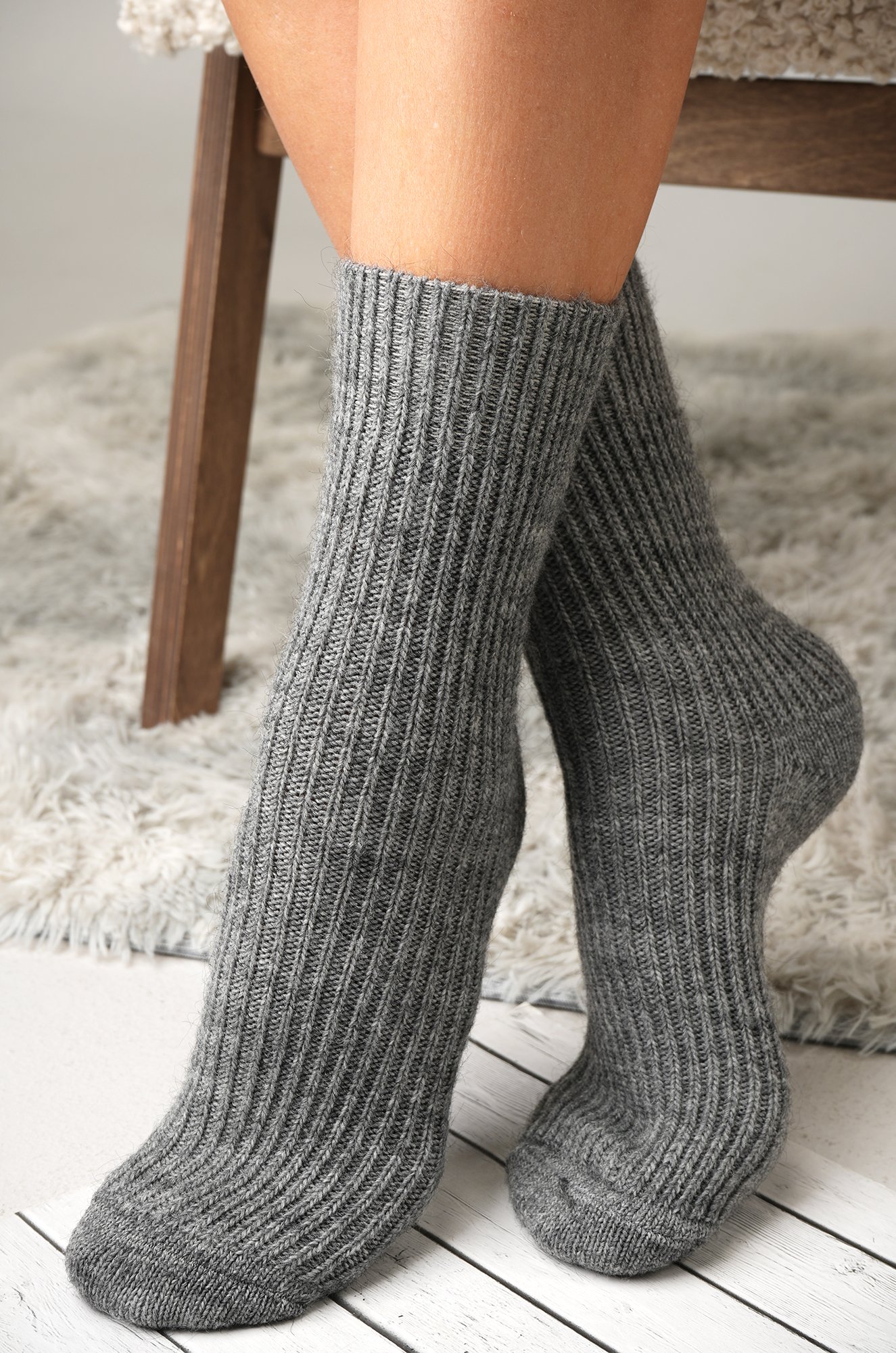 Женские шерстяные носки Happyfox