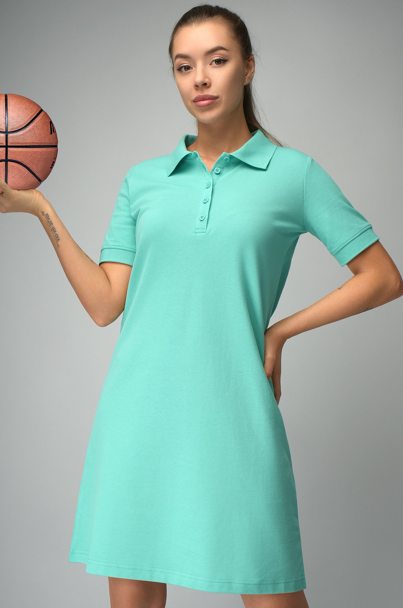 Женское платье-поло Happyfox