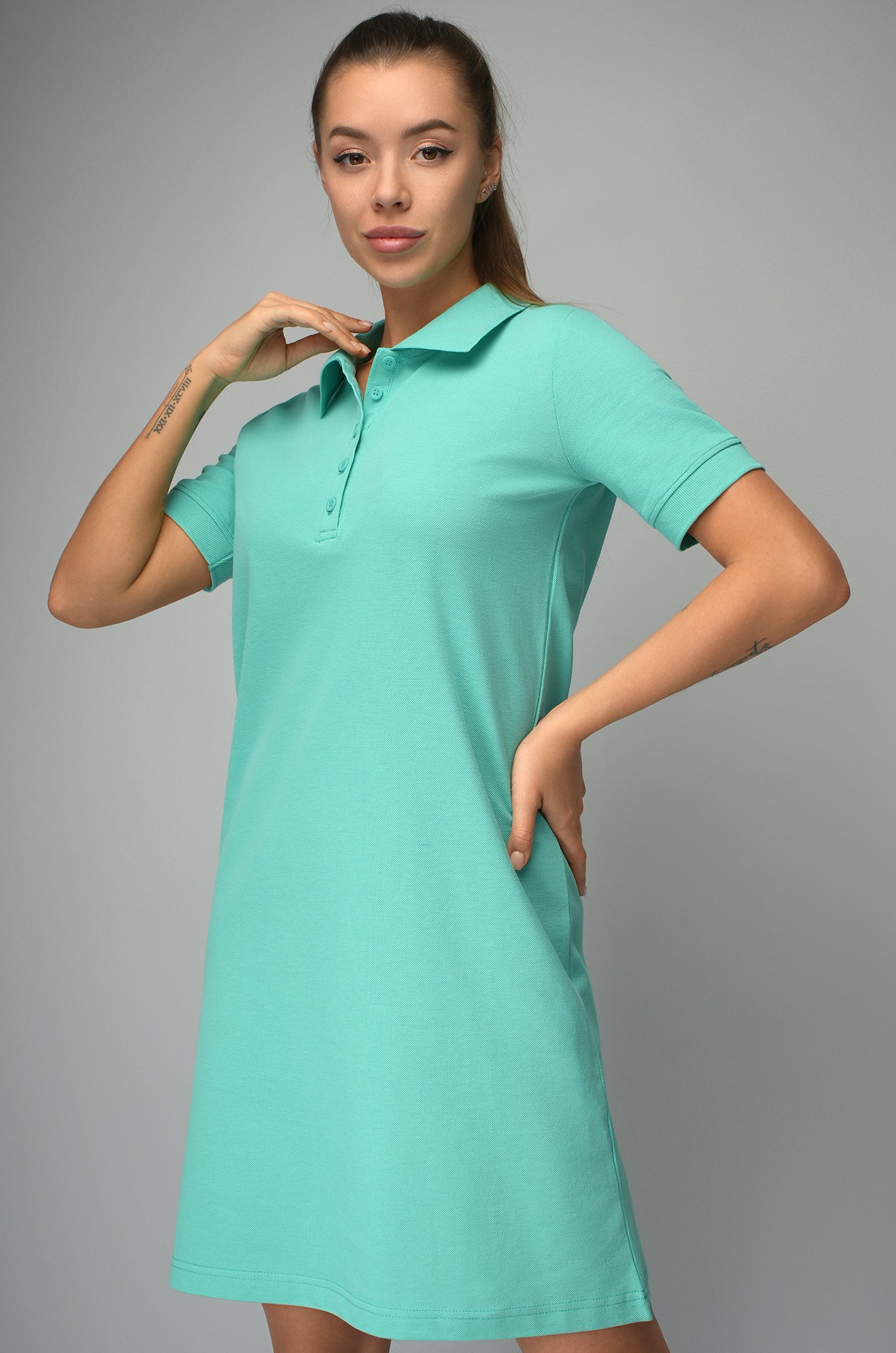 Женское платье-поло Happyfox