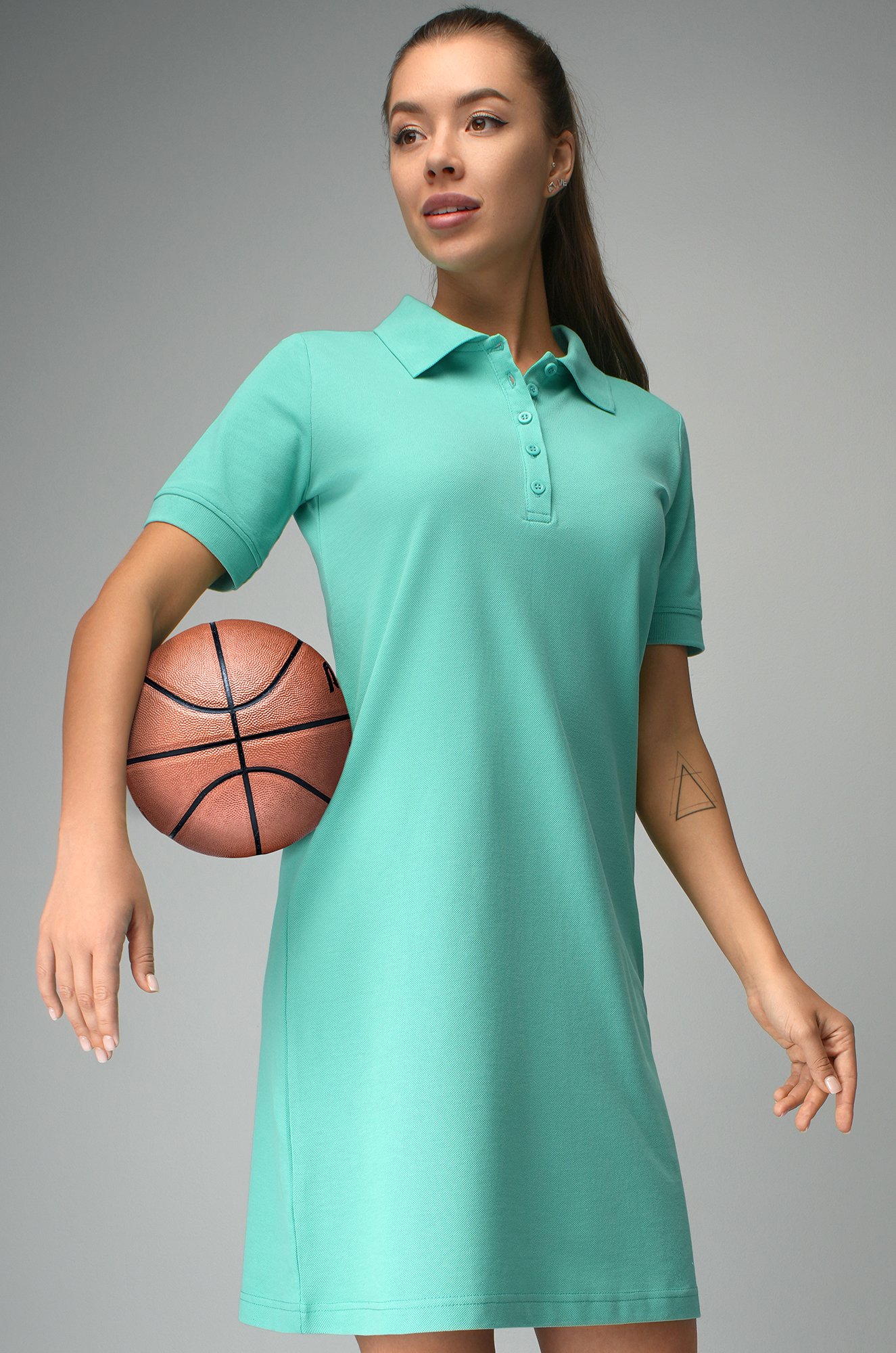 Женское платье-поло Happyfox