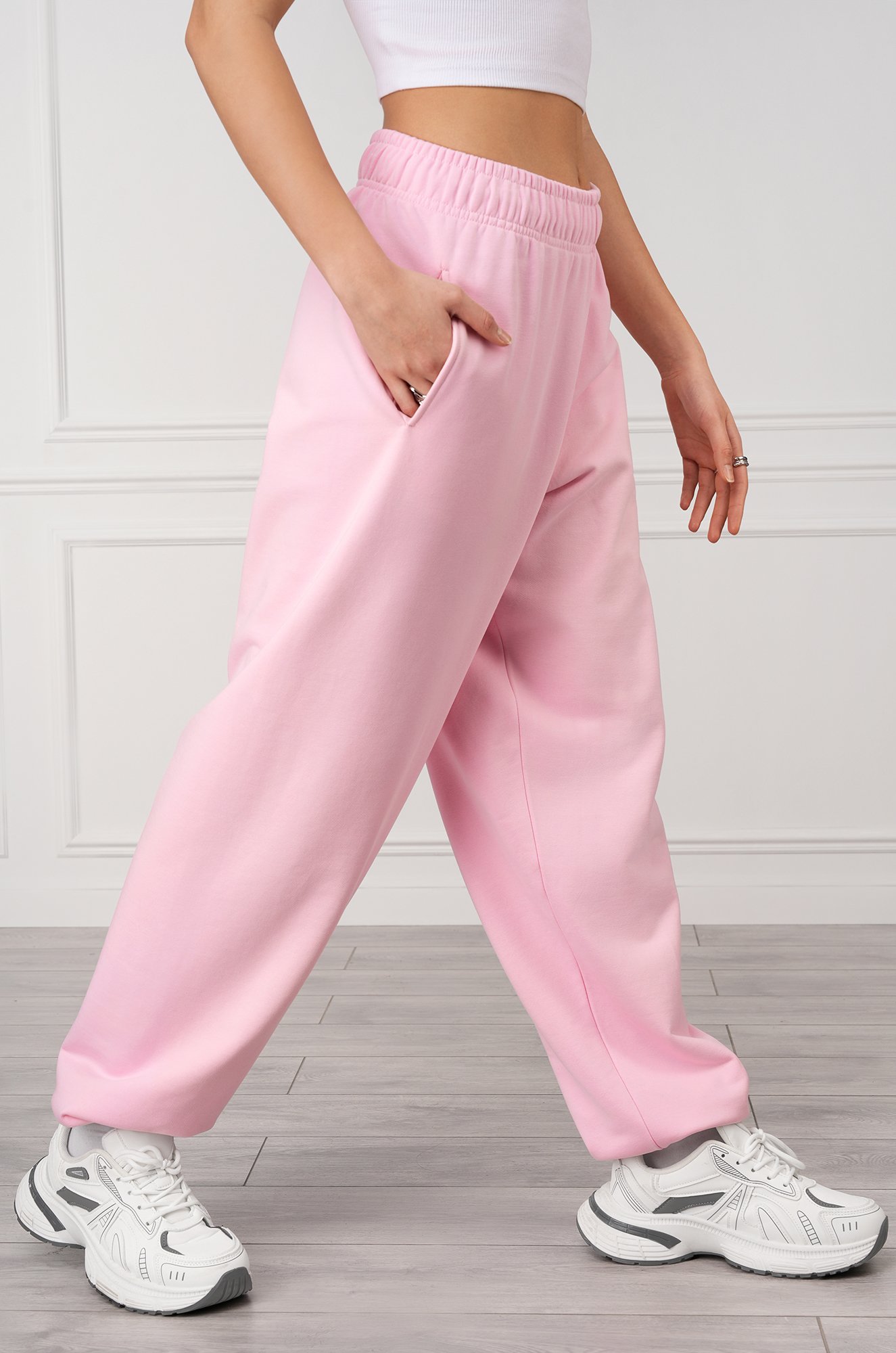 Женские брюки из футера Happyfox