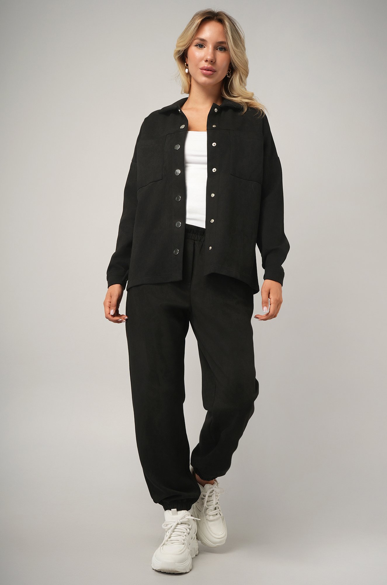 Женский костюм из экозамши Happyfox 
Женский костюм из экозамши Happyfox