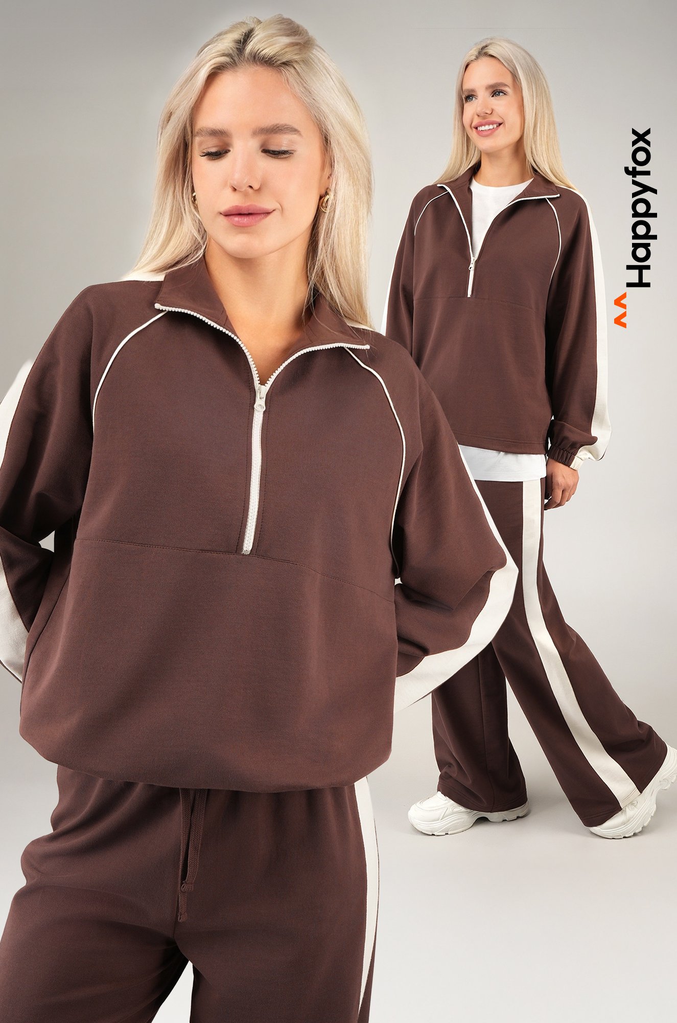 Женский костюм из футера Happyfox